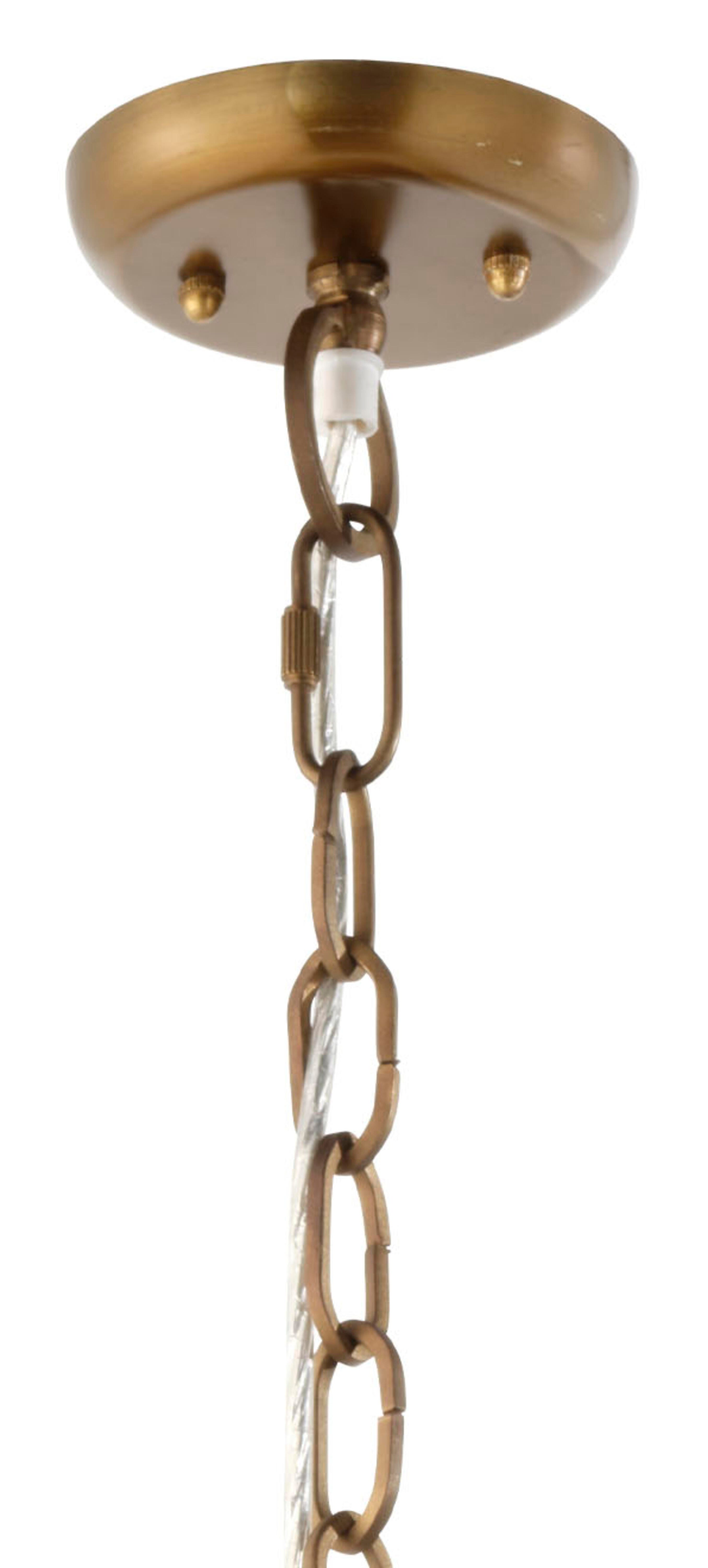 Relaxed Elegance Savoy 4-Light Solid Chandelier, Natural, large