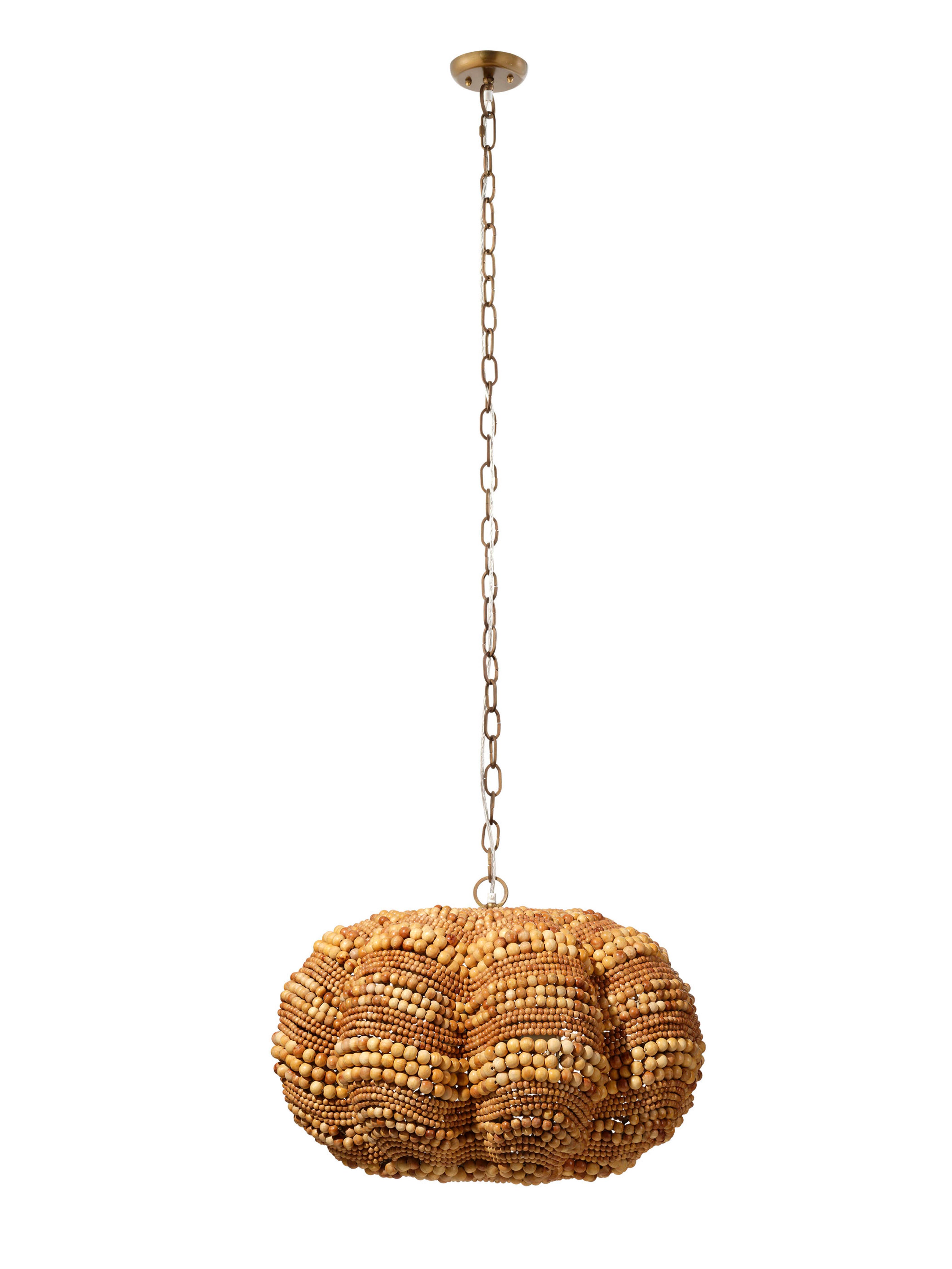 Relaxed Elegance Savoy 4-Light Solid Chandelier, Natural, large