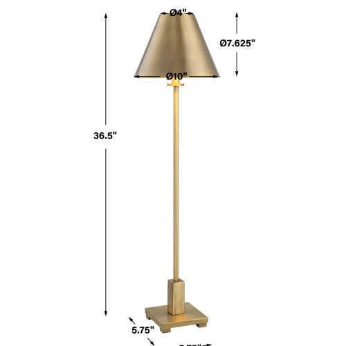 Ashley Luxe Pilot Buffet Lamp, Brass, , large
