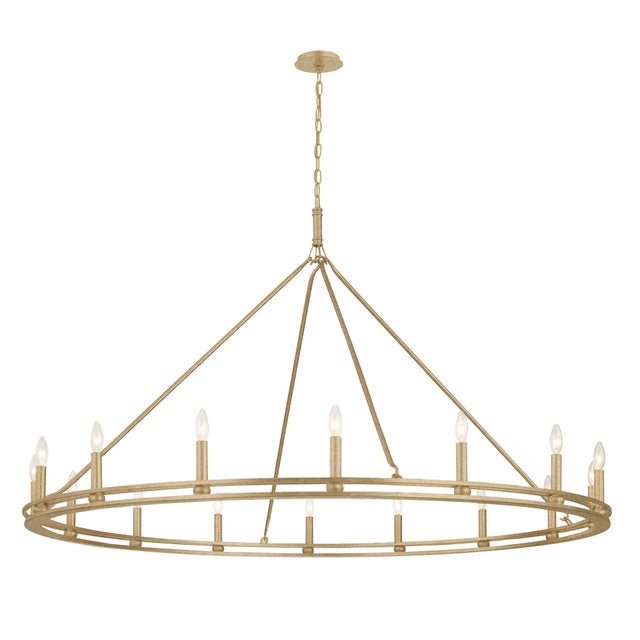 Ashley Luxe Ring Candle Chandelier