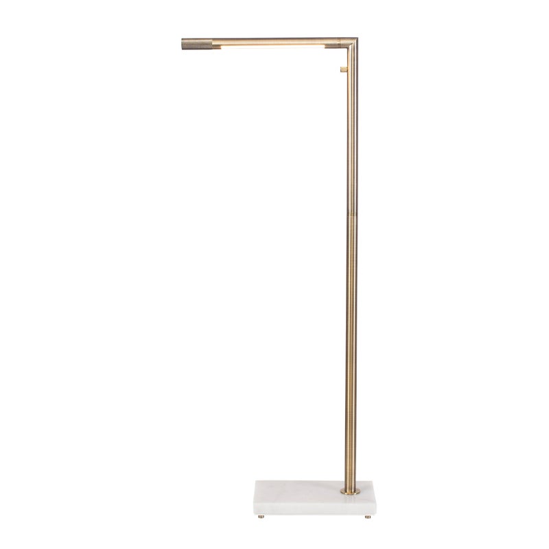 Ashley Luxe Directional Brass LED Floor Lamp