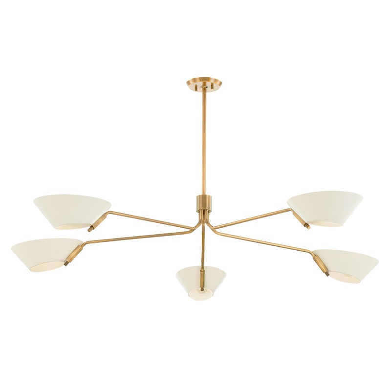 Ashley Luxe Sweeping Cone Chandelier