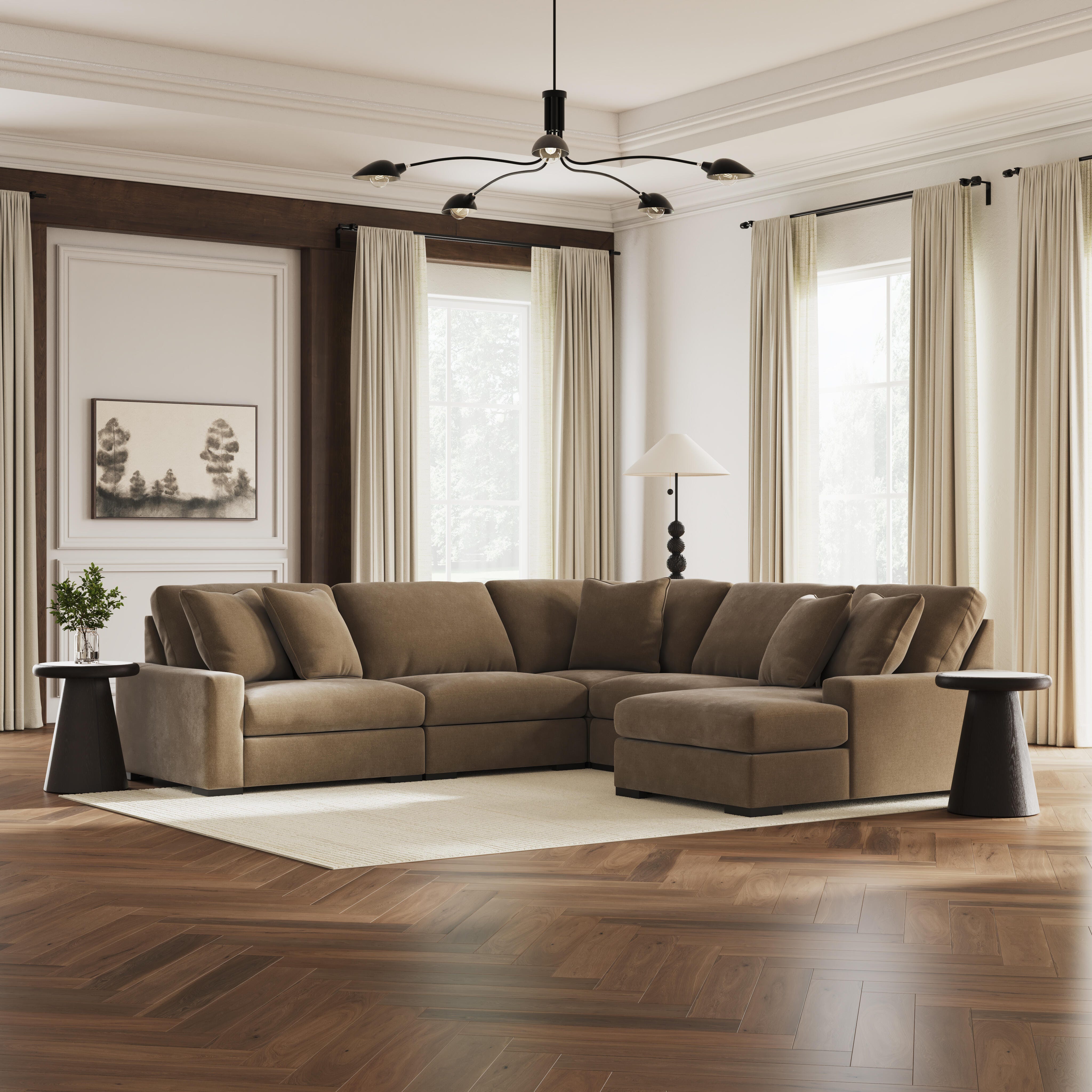 Ashley Luxe Leo Chandelier, , rollover