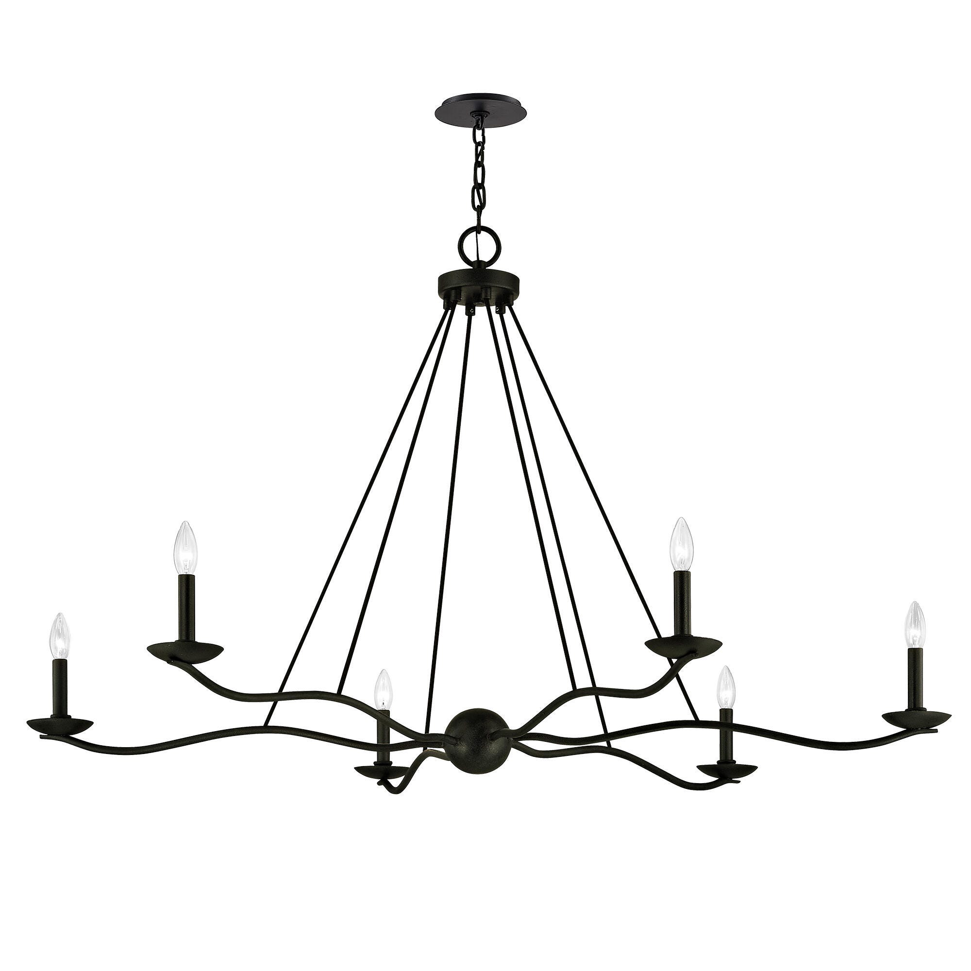 Ashley Luxe Sawyer Chandelier, , large