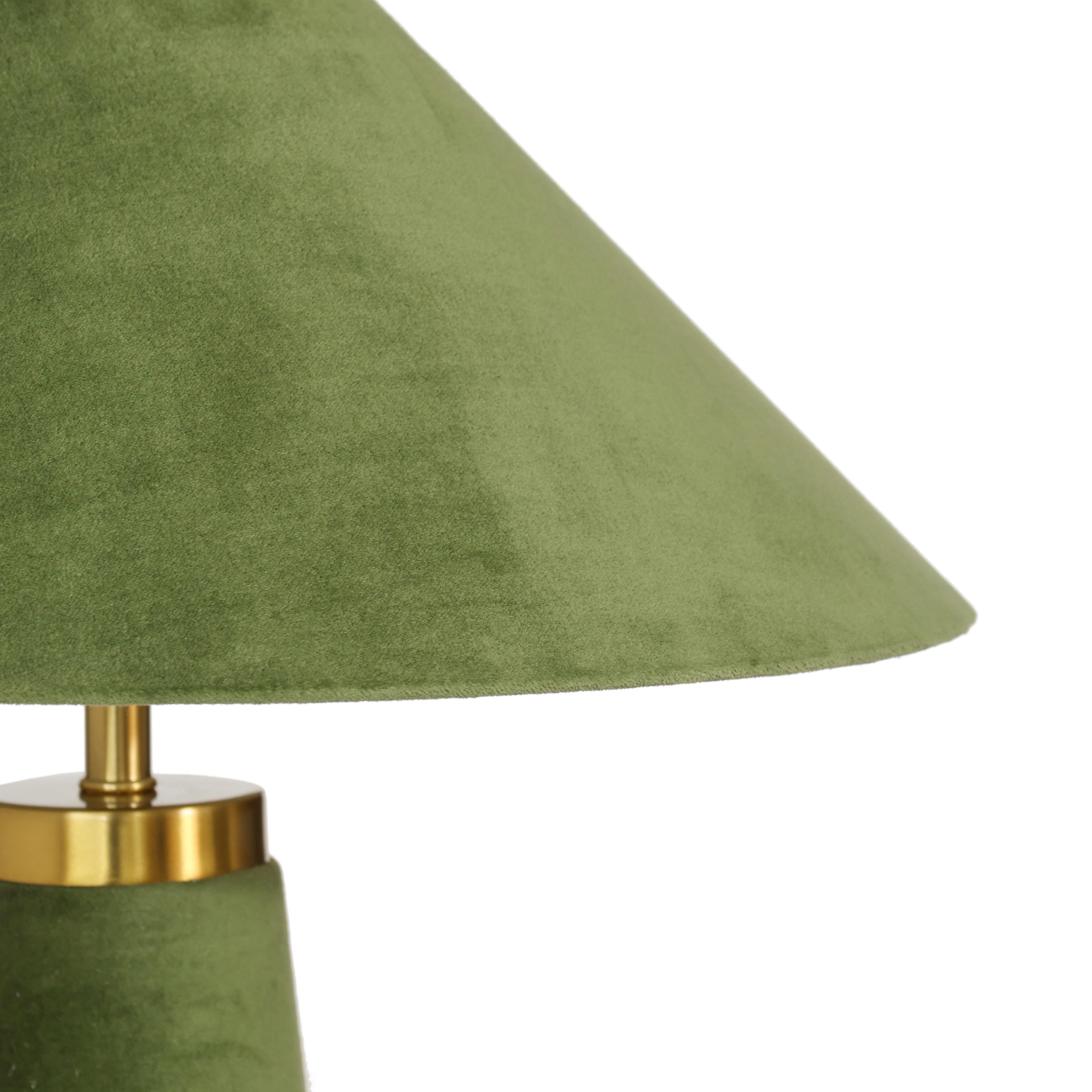 TOV Furniture Graham Table Lamp, Moss Green, large