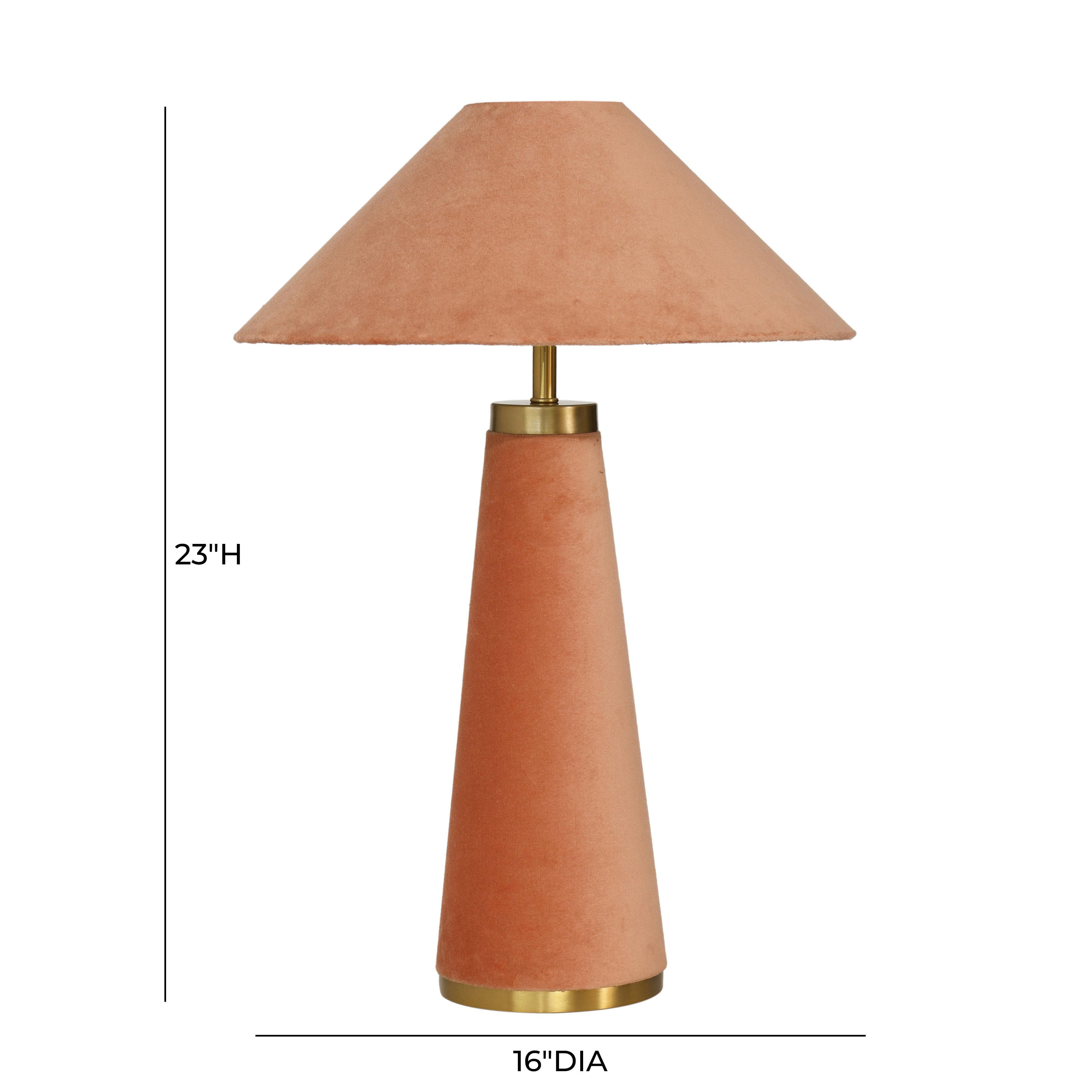 TOV Furniture Graham Table Lamp, Terracotta, large