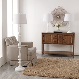 Safavieh Bessie Floor Lamp and Table Lamp (Set of 2)