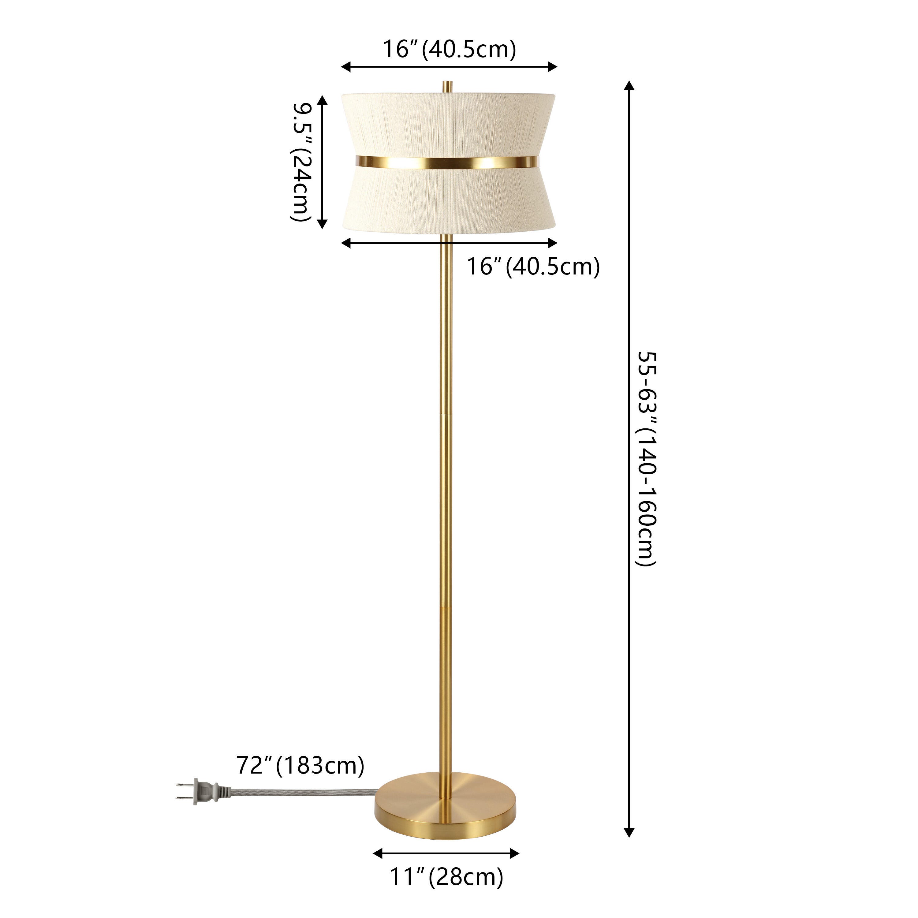 Safavieh Kora Floor Lamp, , large