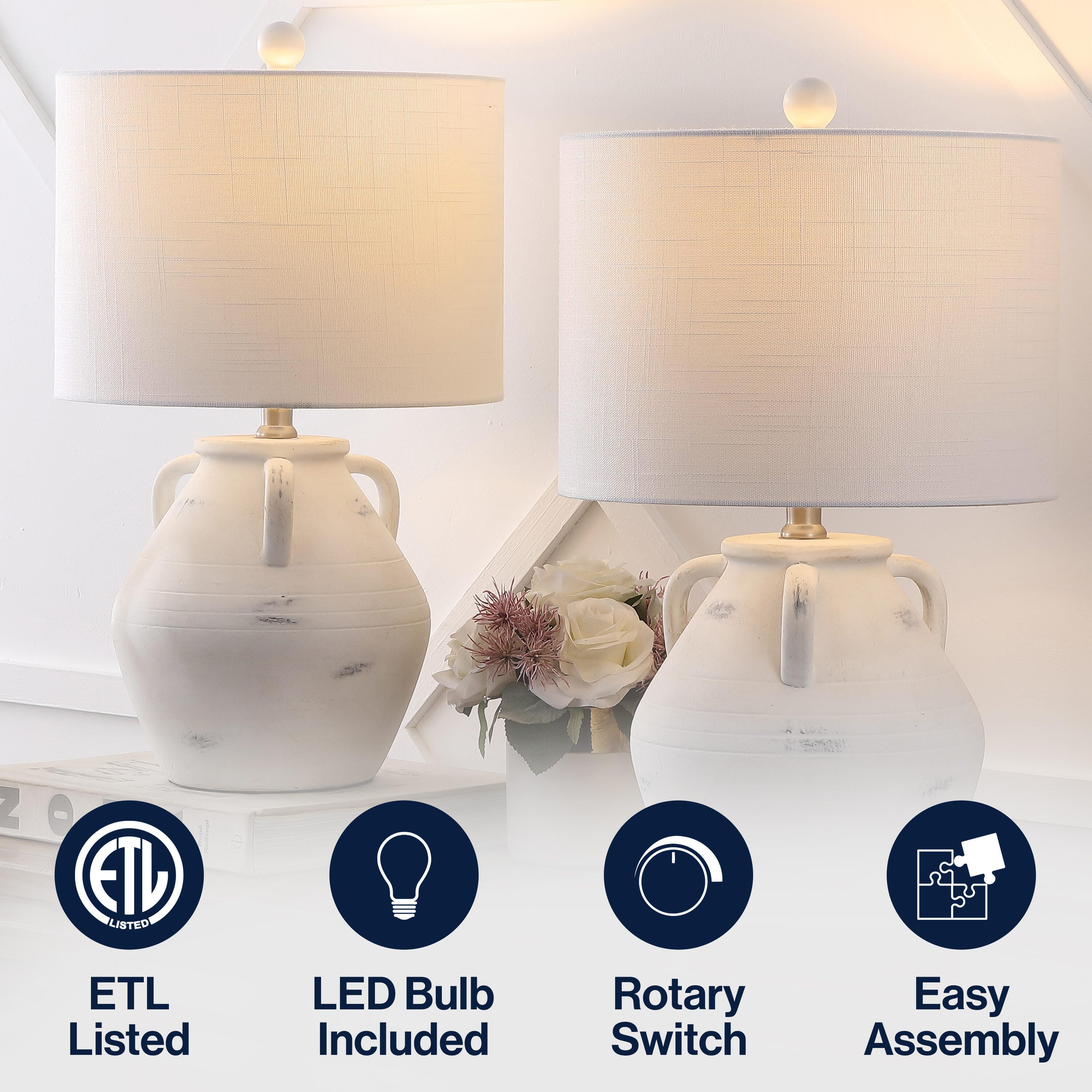 JONATHAN Y Altea Table Lamp (Set of 2), , large
