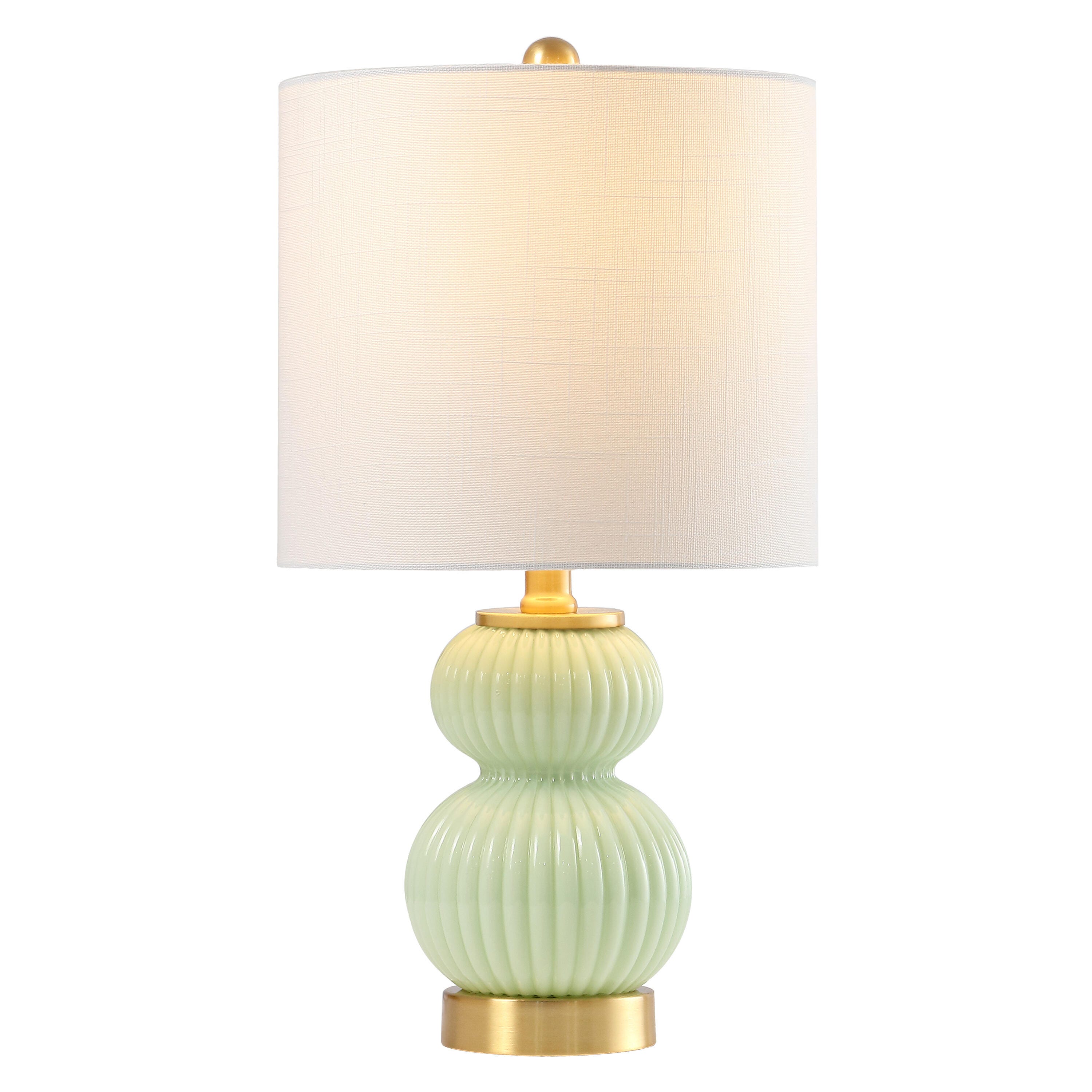 JONATHAN Y Daphne Table Lamp, Mint Green, large