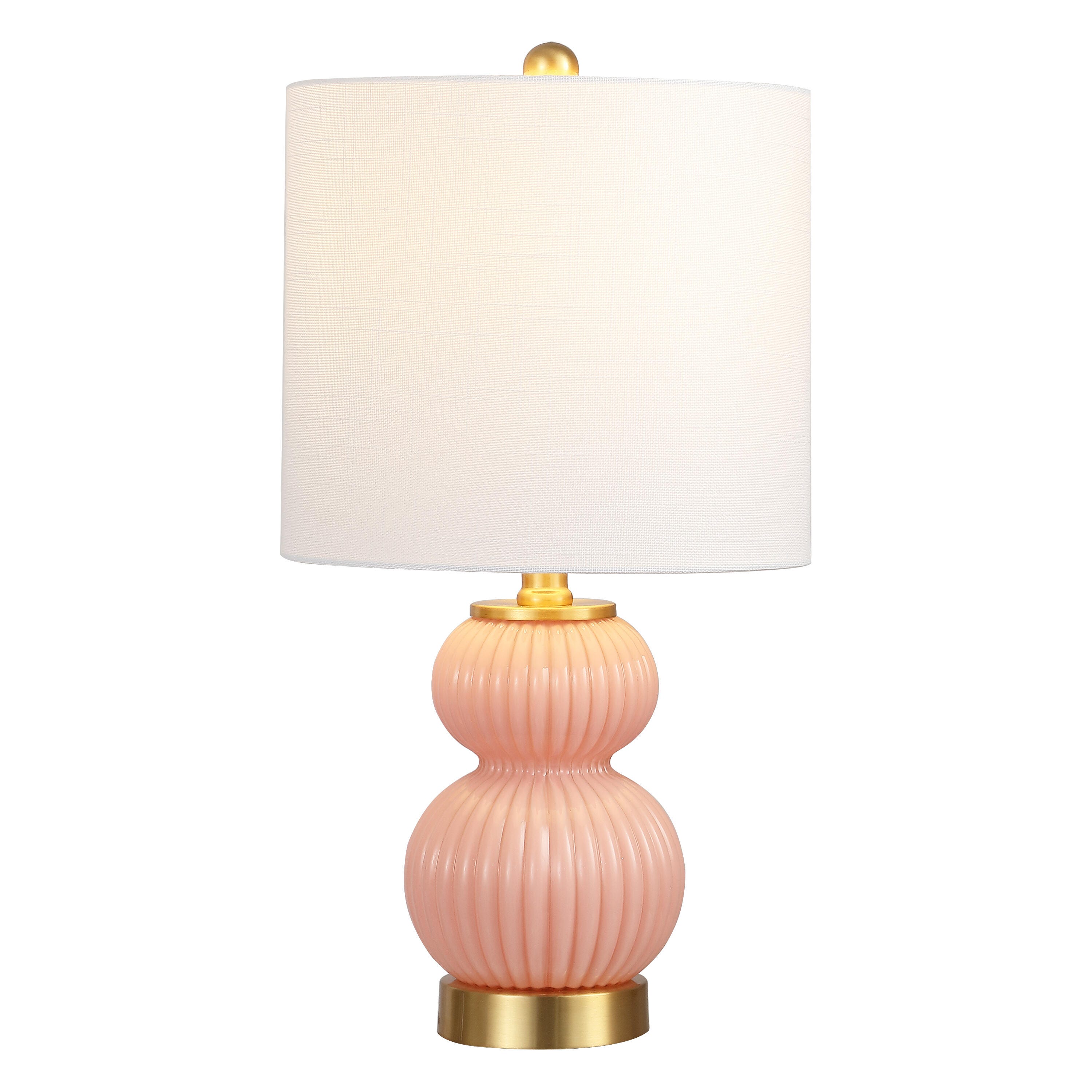 JONATHAN Y Daphne Table Lamp, Pink, large