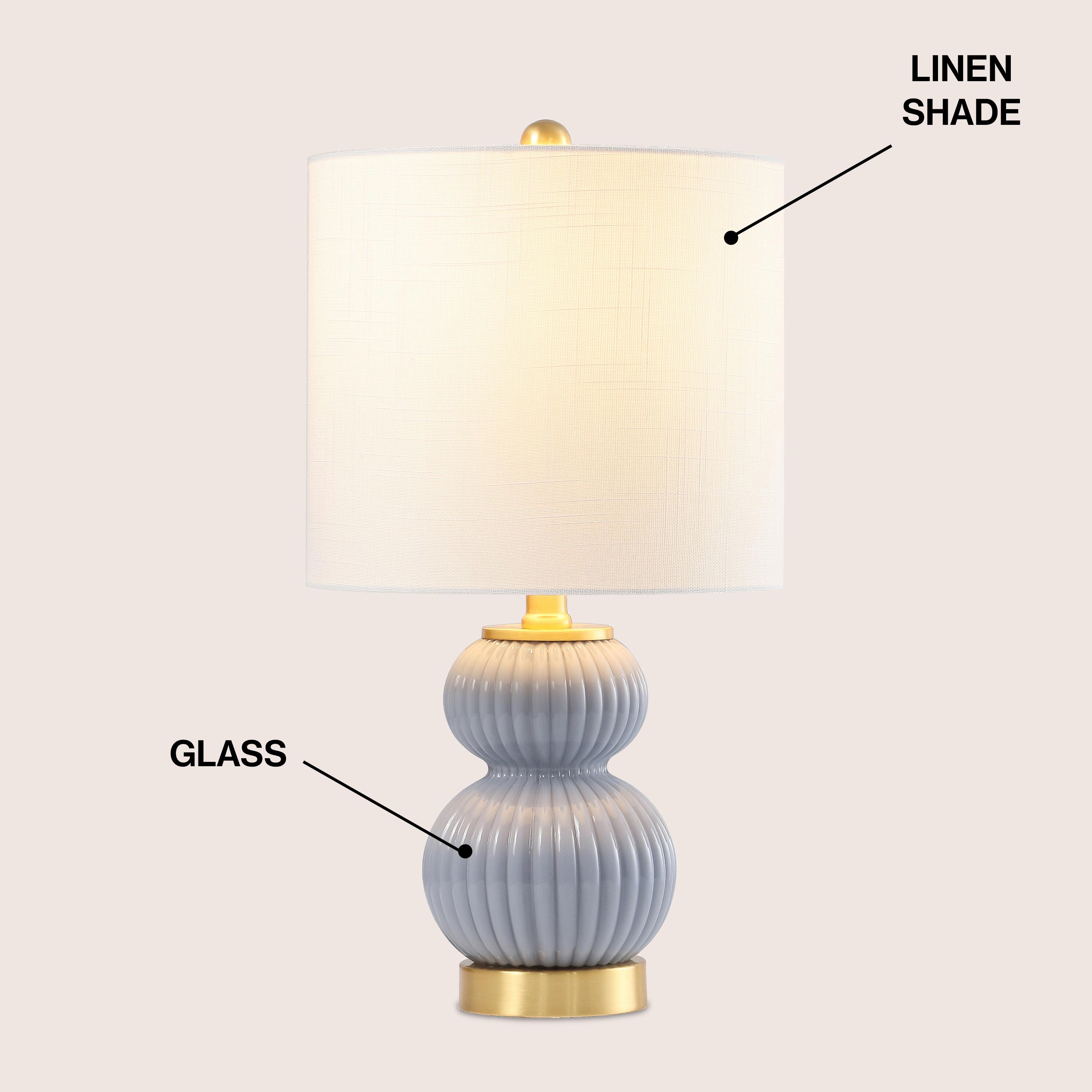 JONATHAN Y Daphne Table Lamp, Gray, large