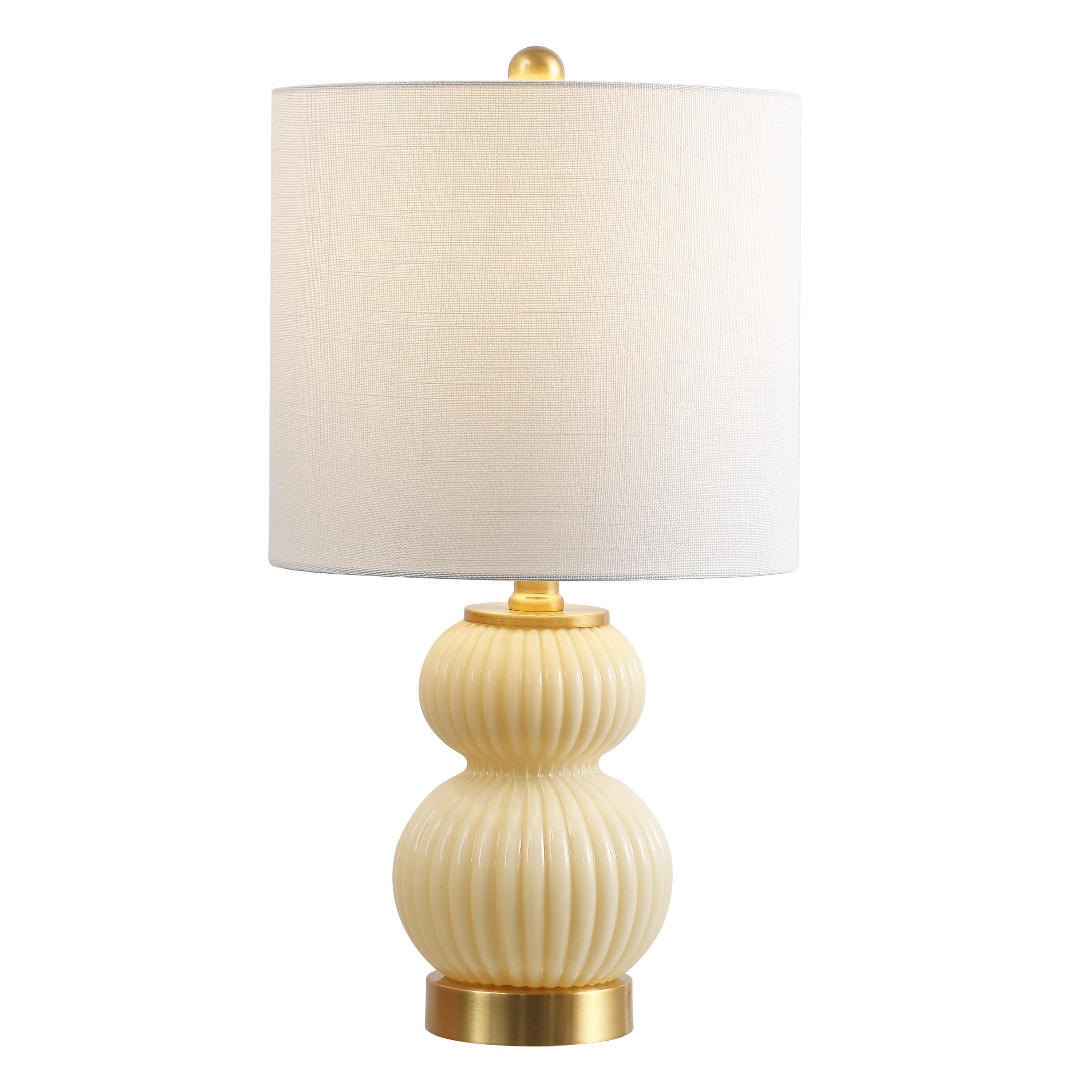 JONATHAN Y Daphne Table Lamp, Ivory, large