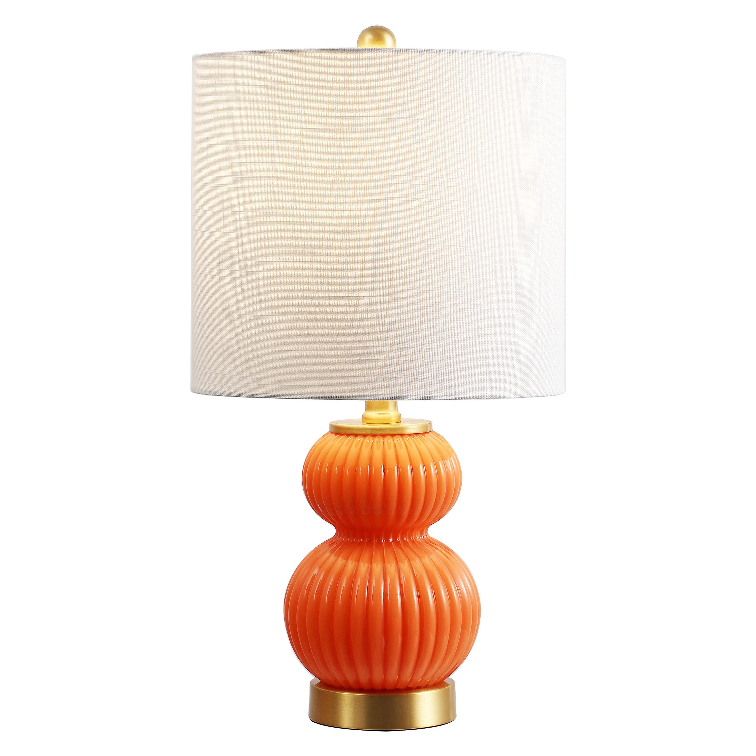 JONATHAN Y Daphne Table Lamp, Orange, large