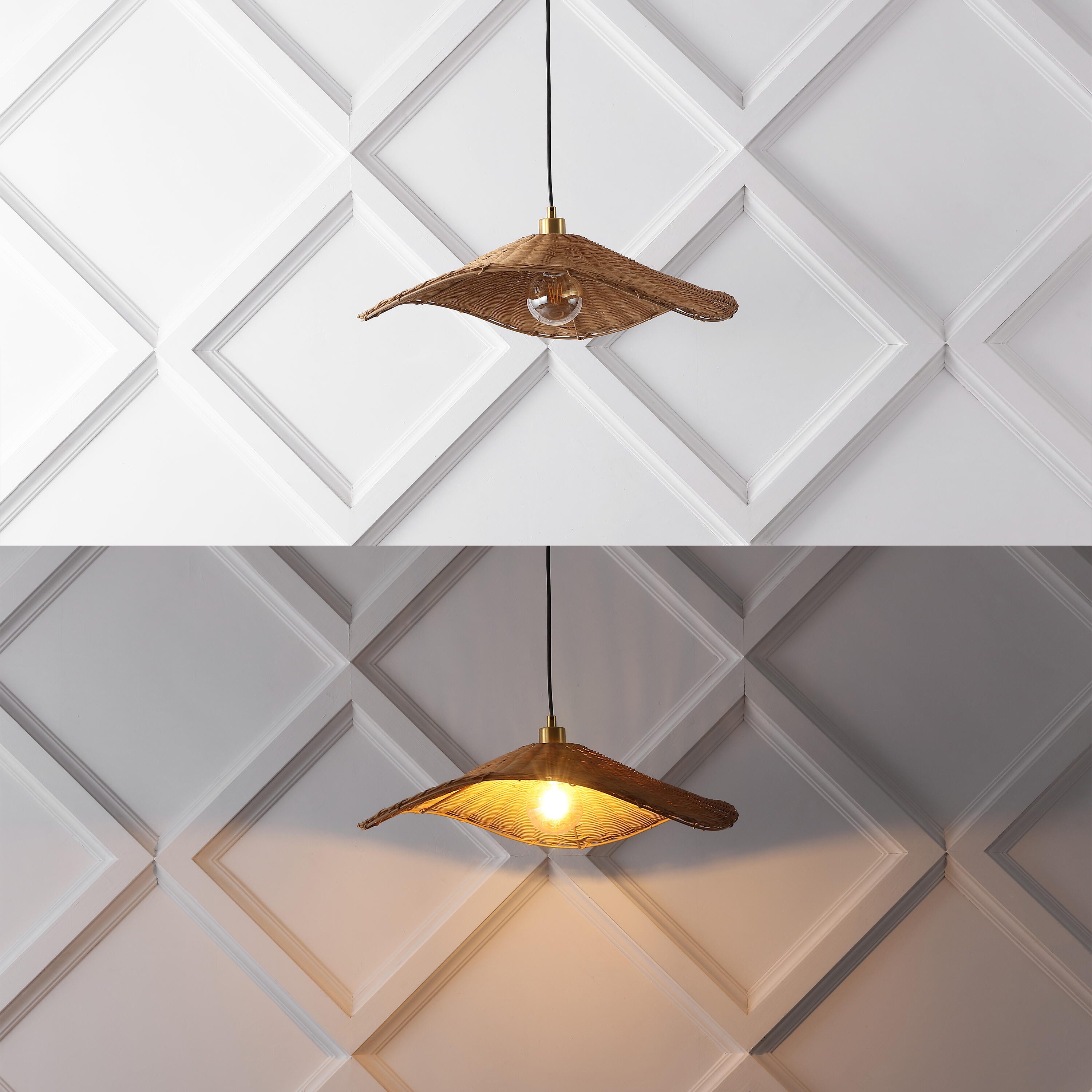 JONATHAN Y Miko Pendant Light, , large