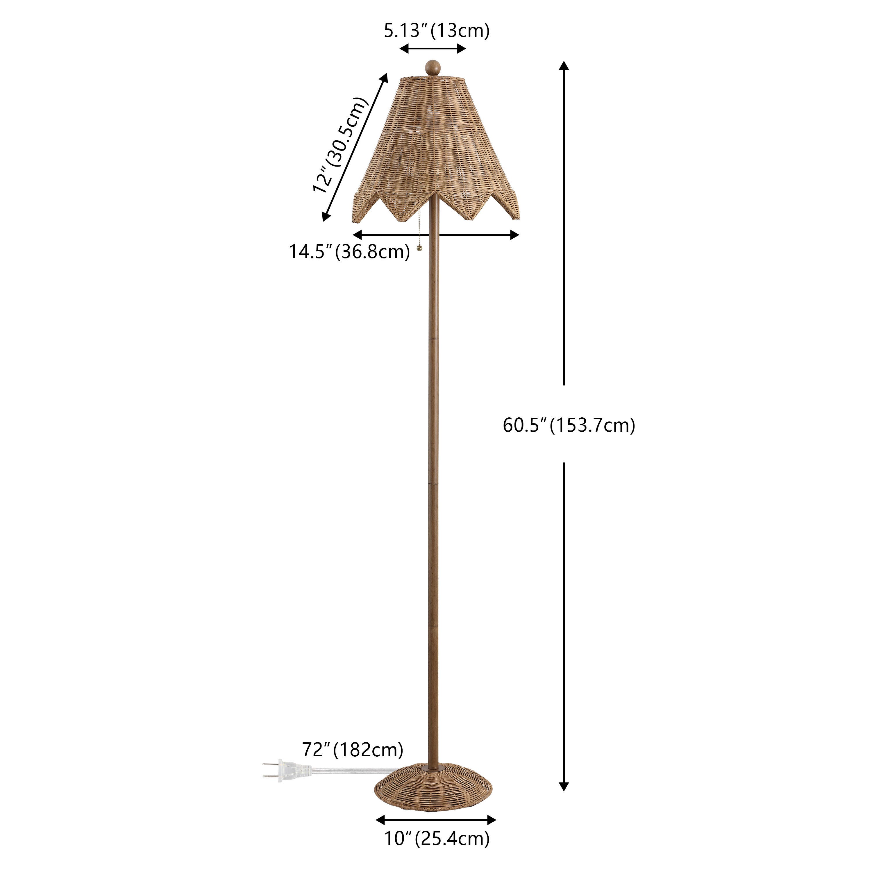JONATHAN Y Tybee Floor Lamp, , large