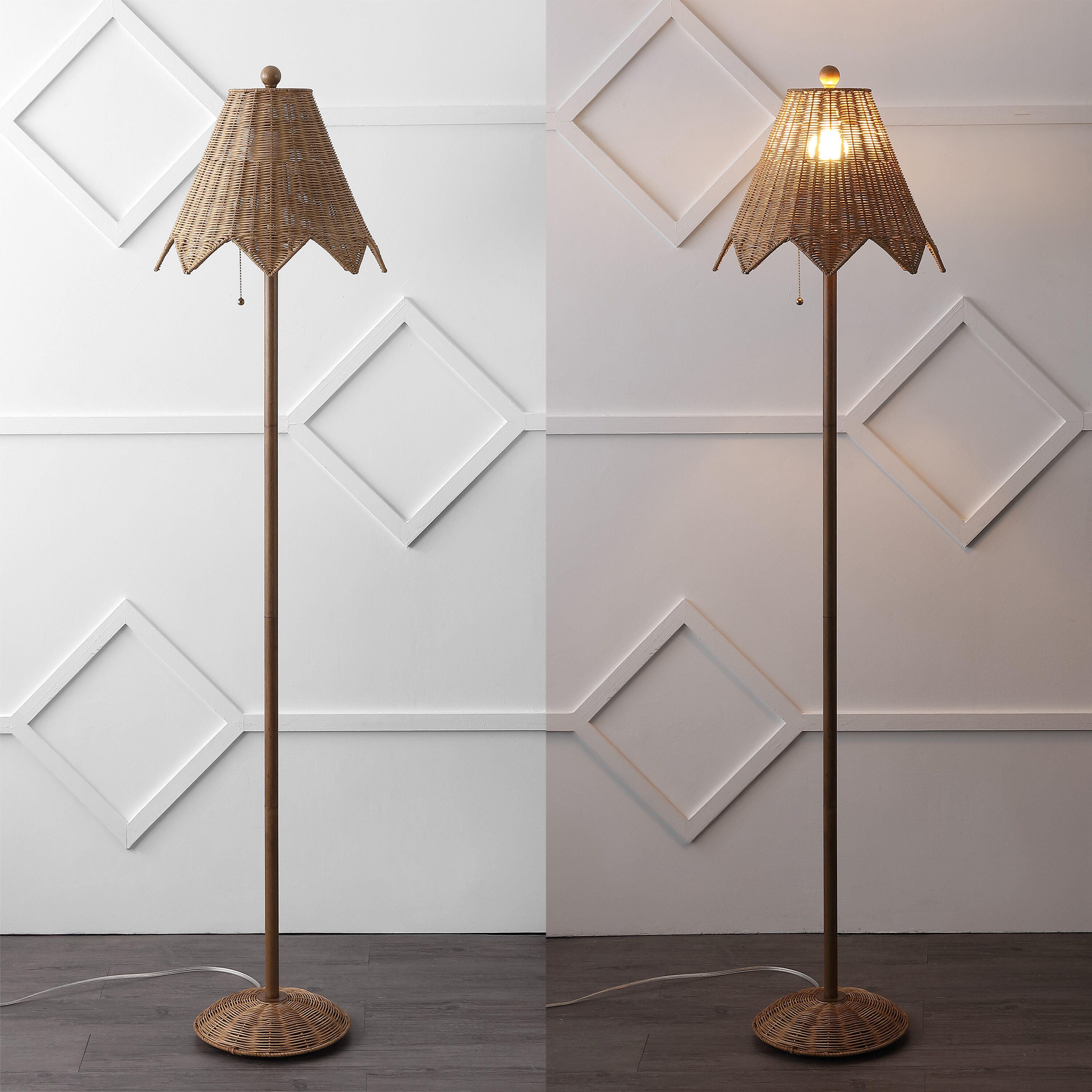 JONATHAN Y Tybee Floor Lamp, , large