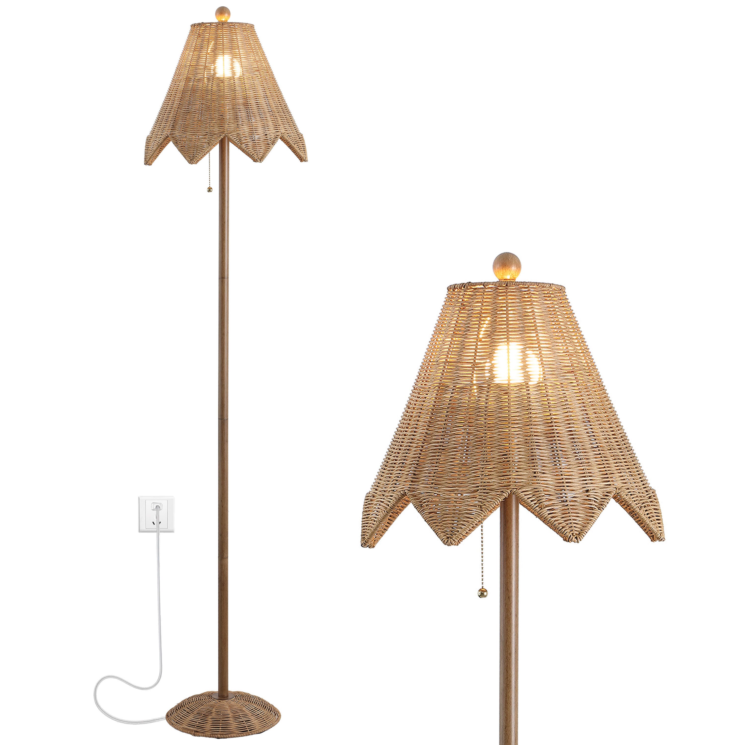JONATHAN Y Tybee Floor Lamp, , large