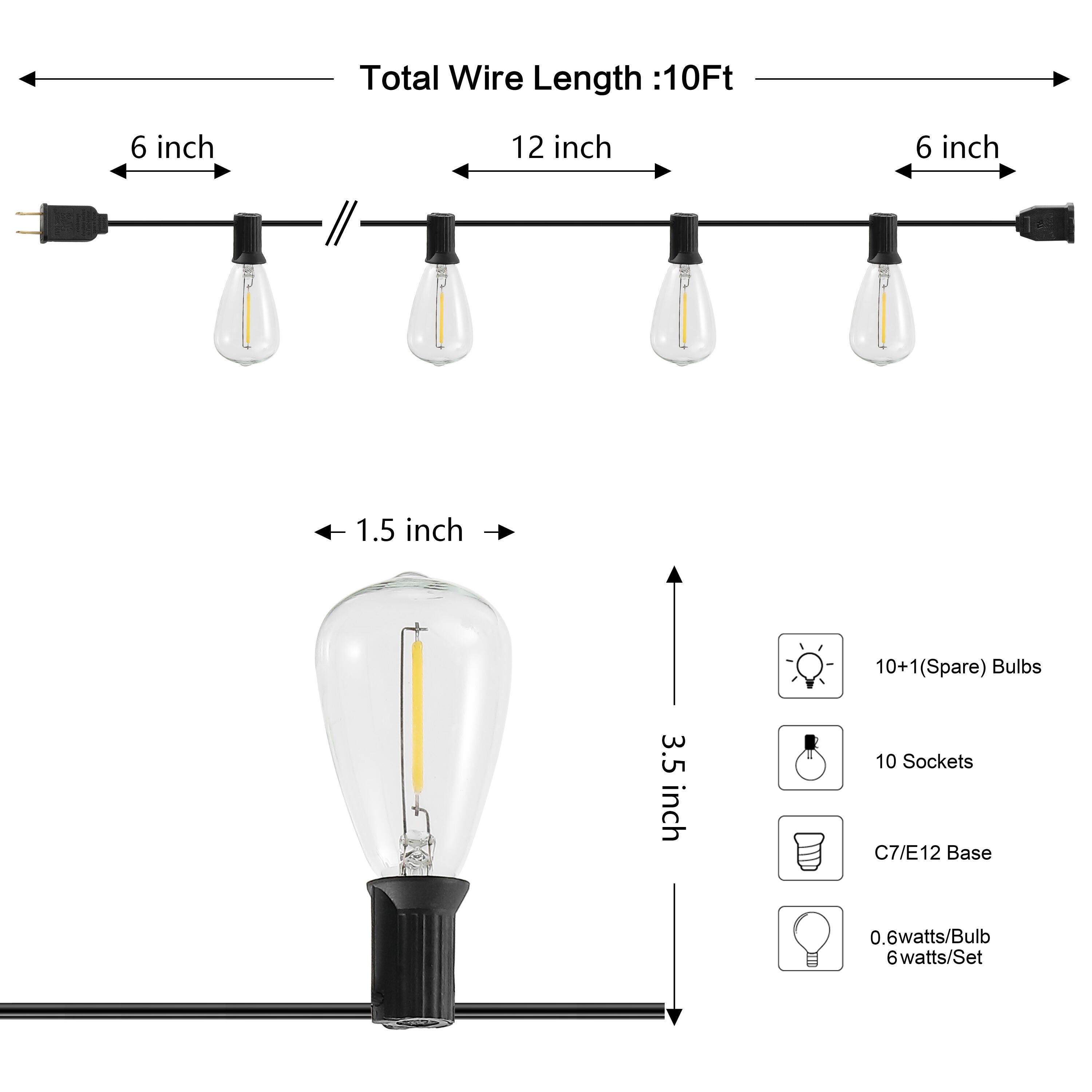 JONATHAN Y Outdoor String Lights, , large