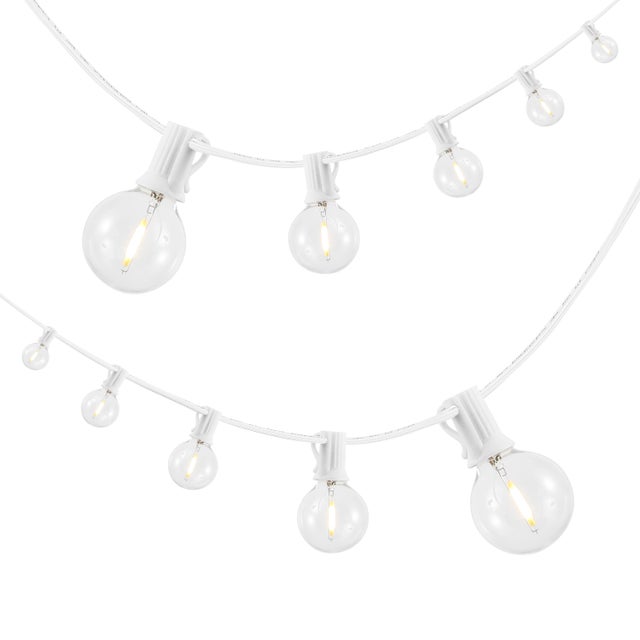 JONATHAN Y Outdoor Bistro Globe String Lights