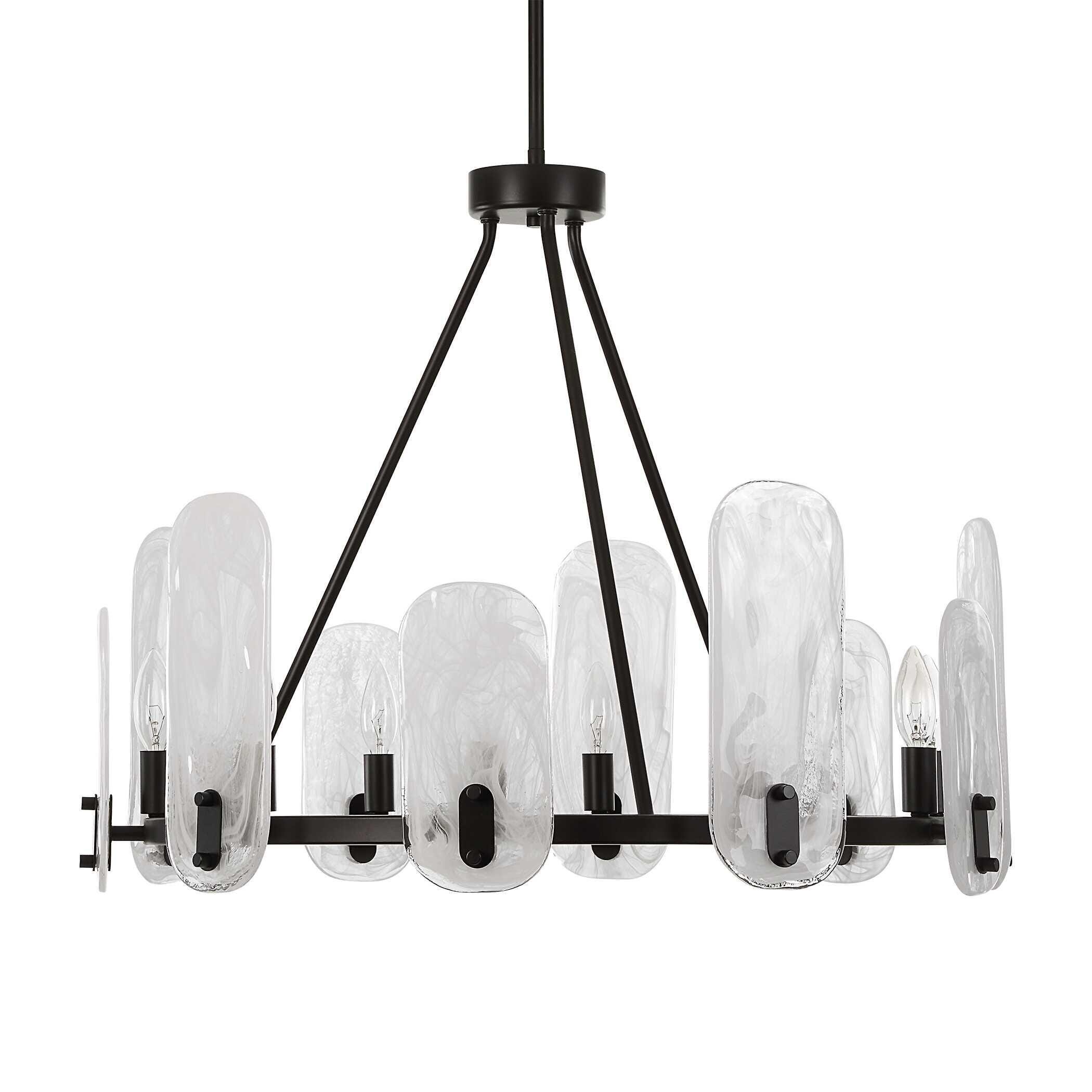 Uttermost Ellipse 10-Light Chandelier, , large
