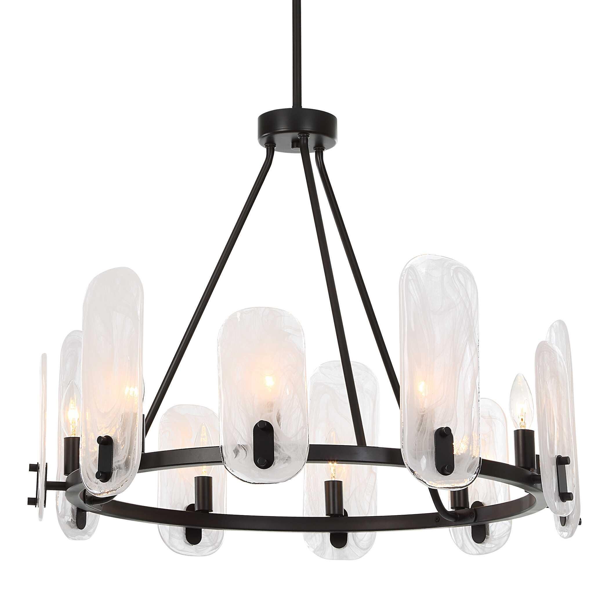 Uttermost Ellipse 10-Light Chandelier, , large