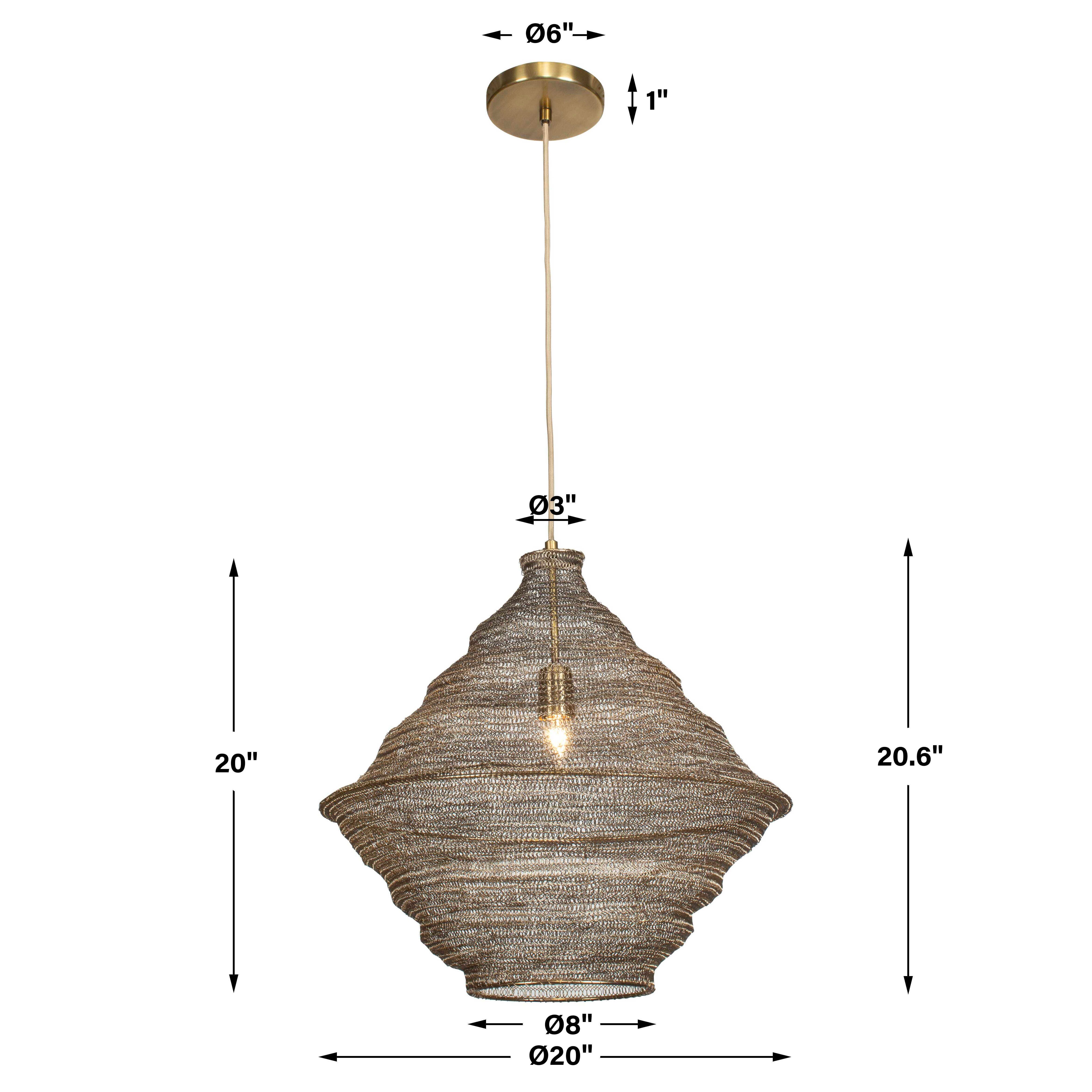 Uttermost Sigh Pendant Light, , large