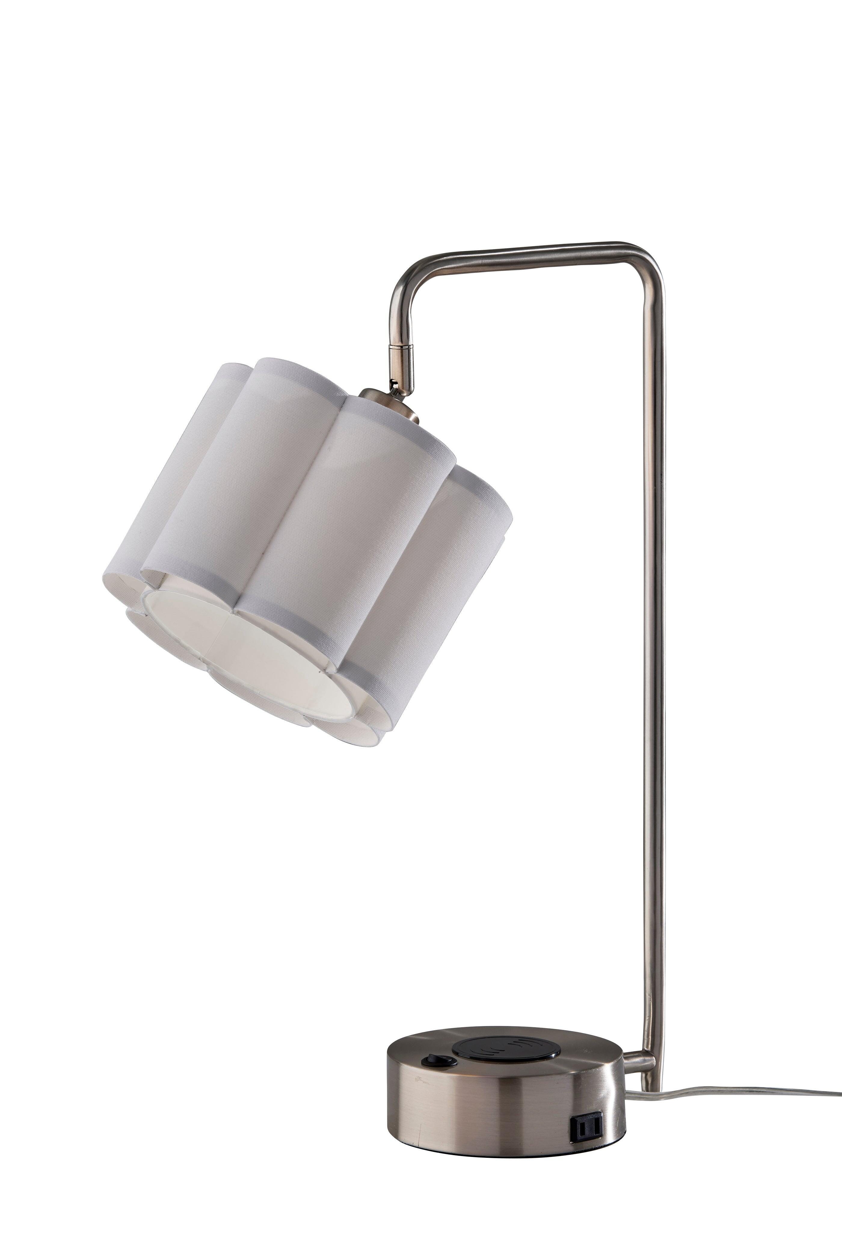 Adesso Dover Desk Lamp, Gray, large