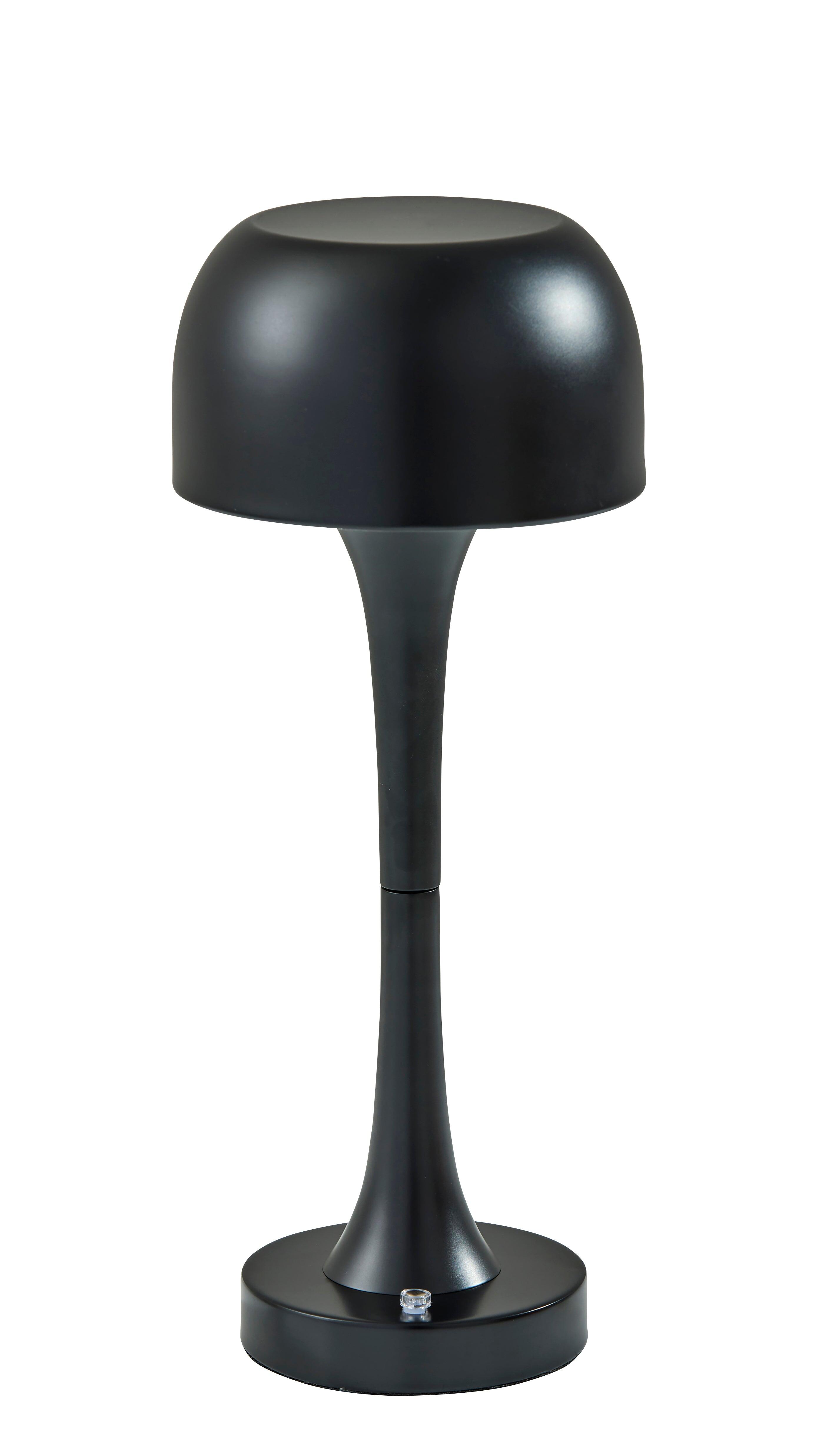 Adesso Jimmy Cordless Table Lamp, Black, large