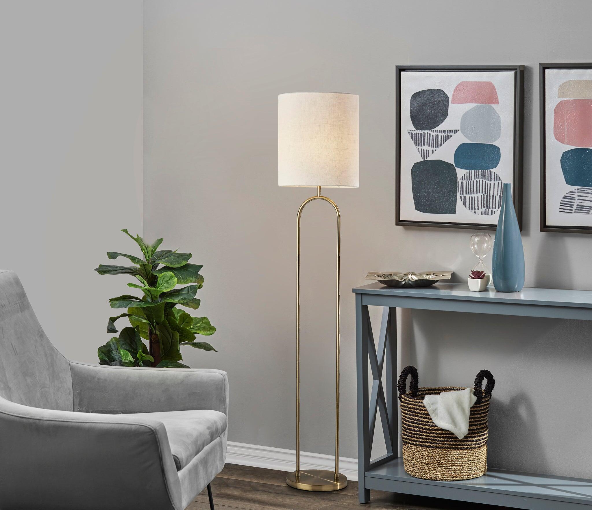 Adesso Joey Floor Lamp, , rollover