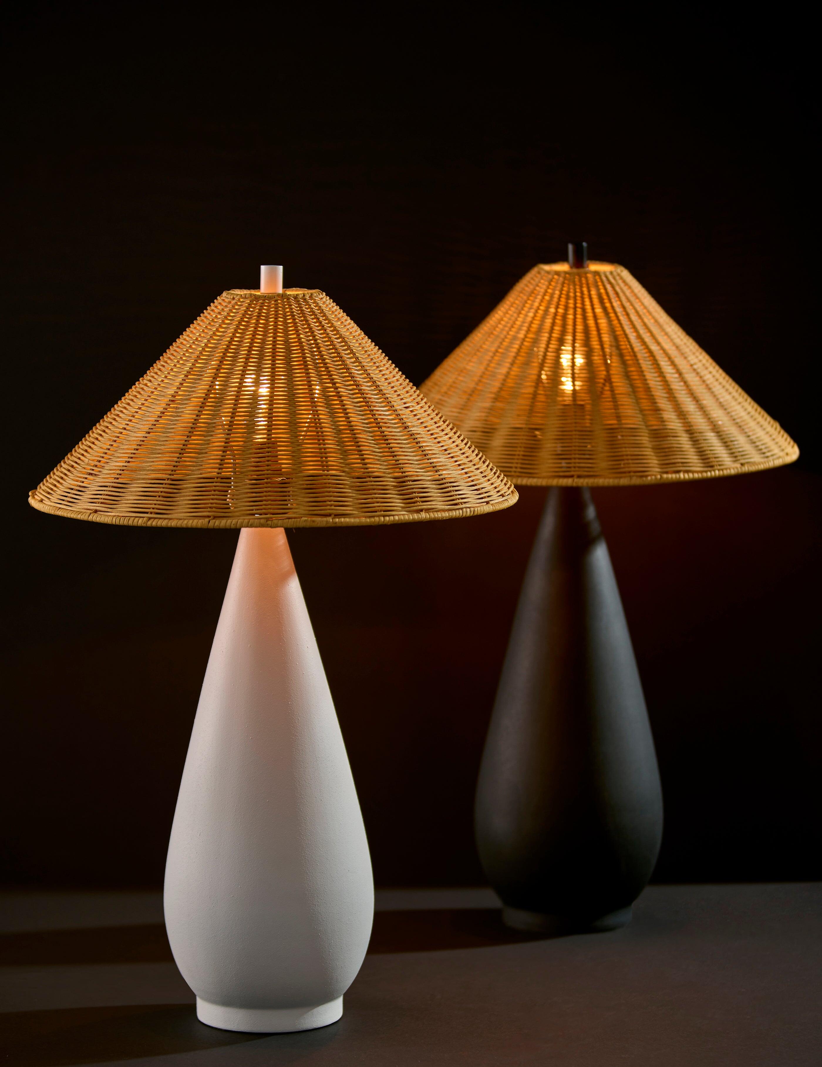 Adesso Lorelei Table Lamp, White, large