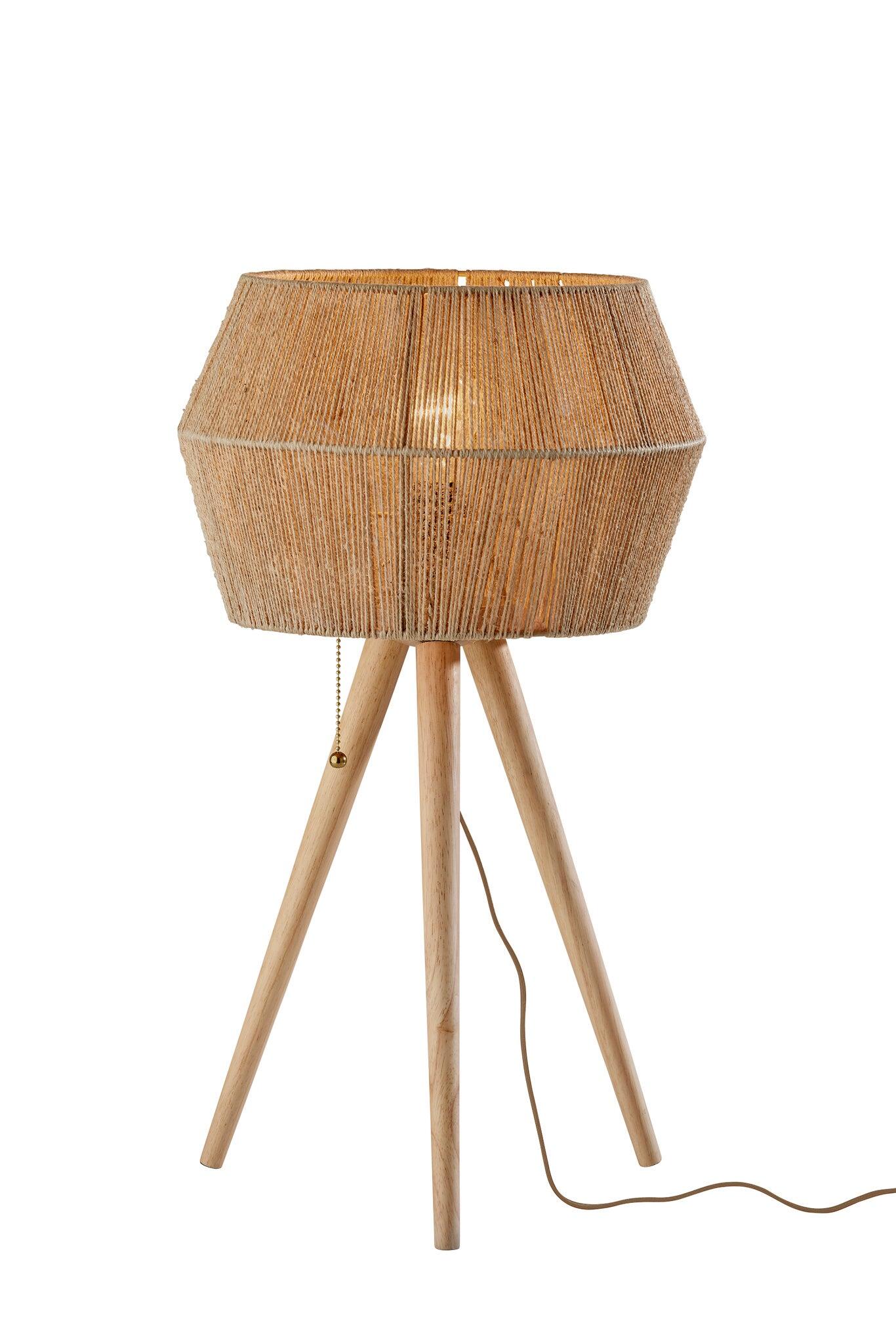 Adesso Montana Table Lamp, Natural, large