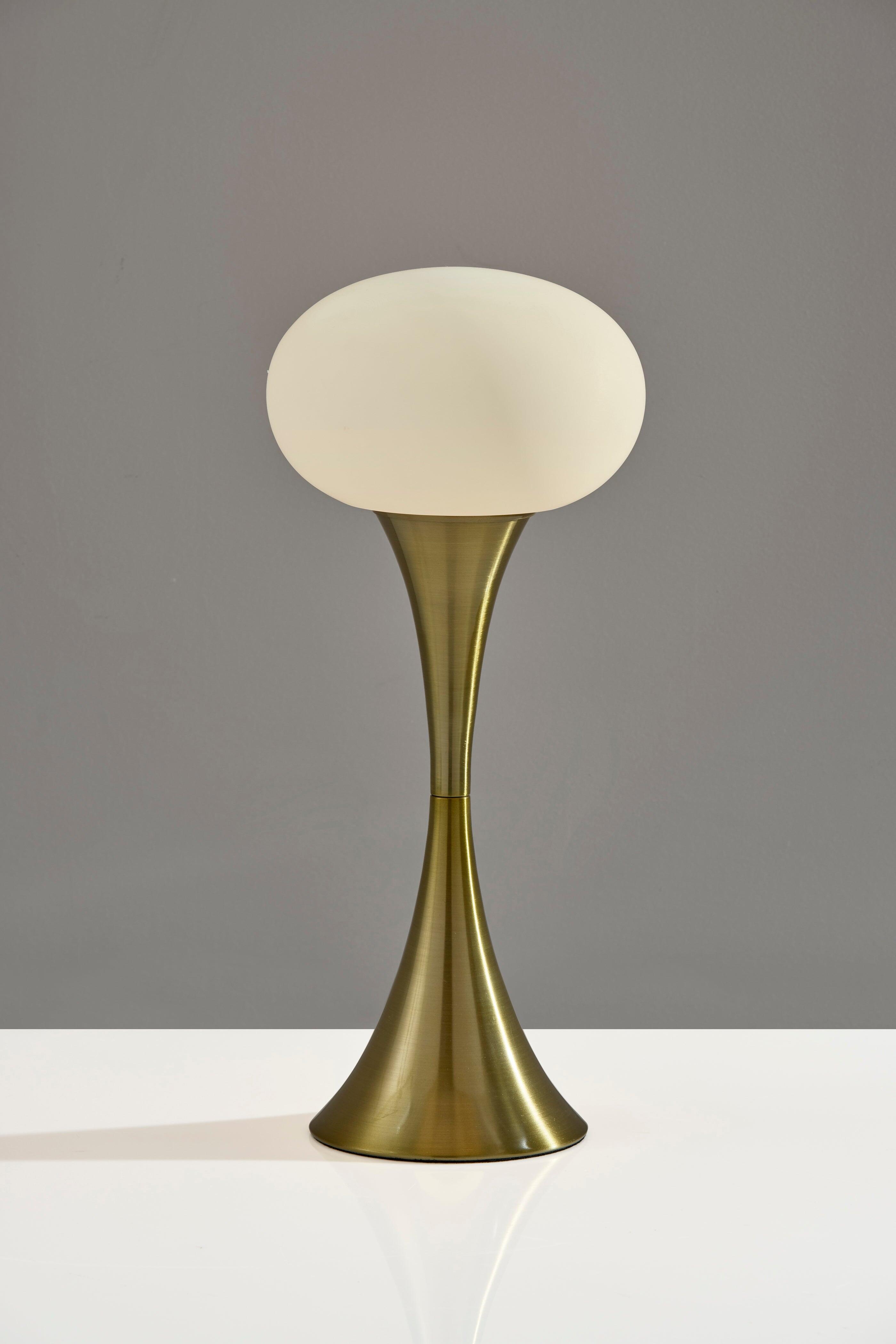 Adesso Otis Table Lamp, Antique Brass, large