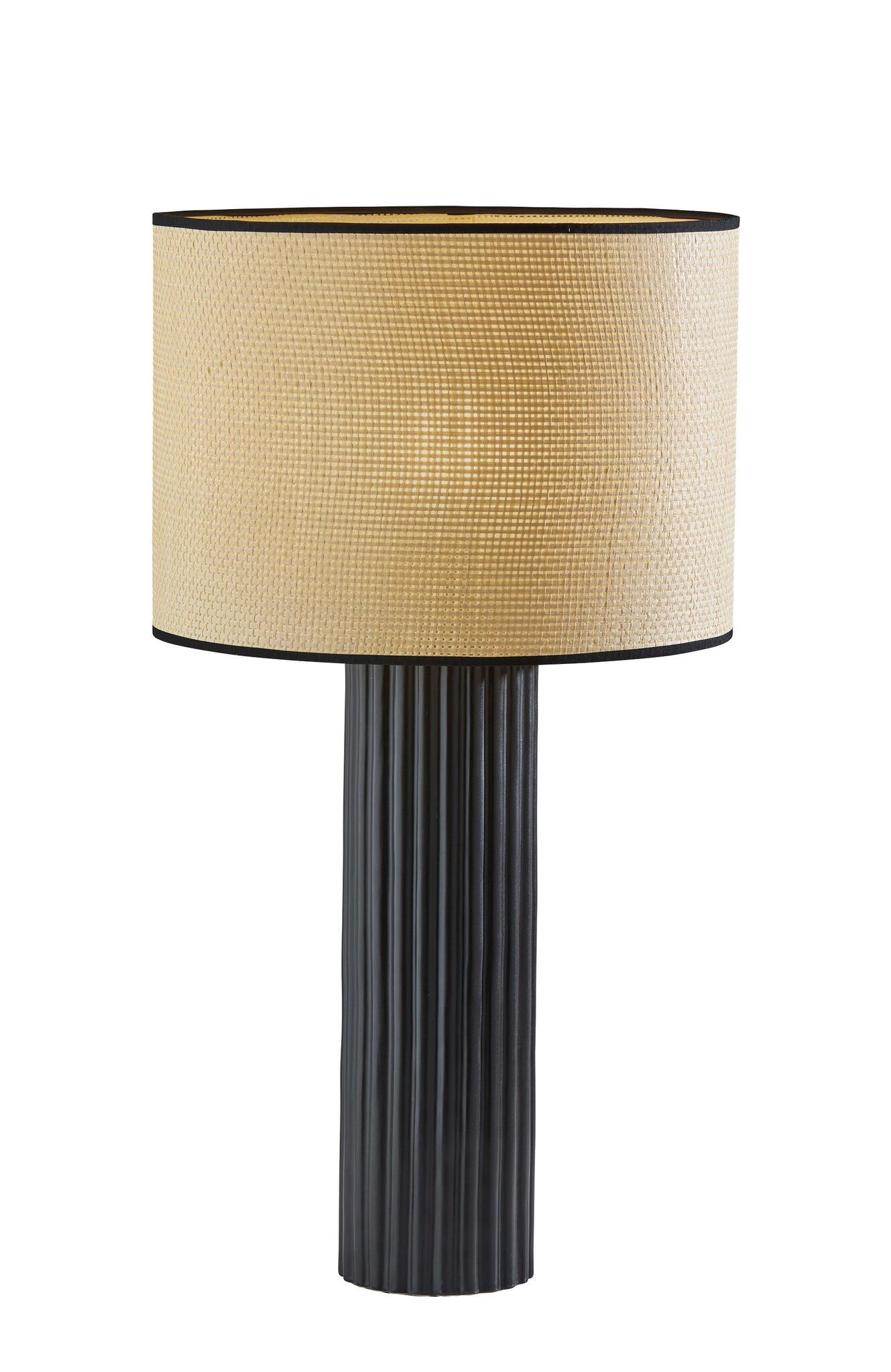 Adesso Primrose Large Table Lamp, Black, large