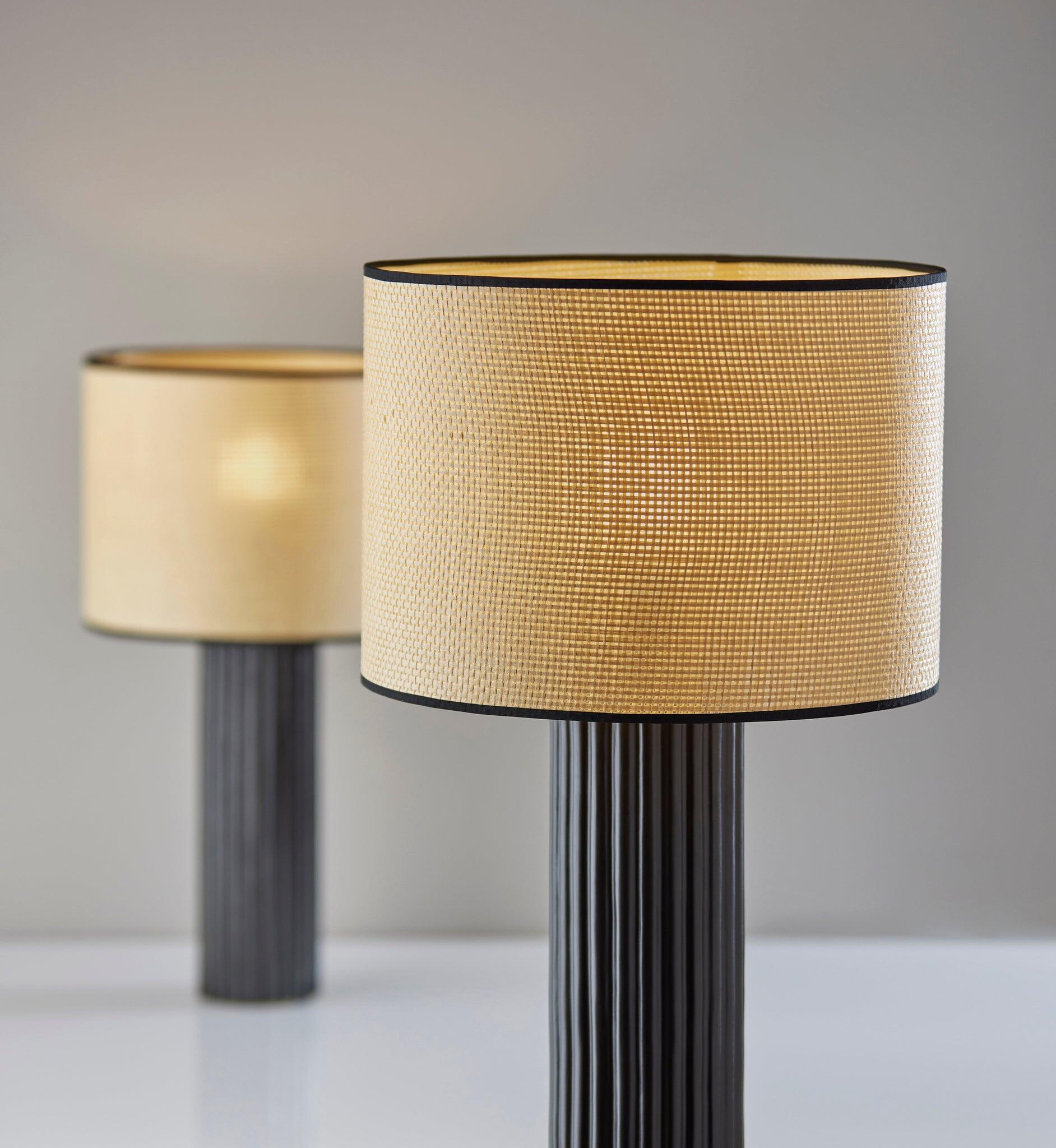 Adesso Primrose Large Table Lamp, Black, large