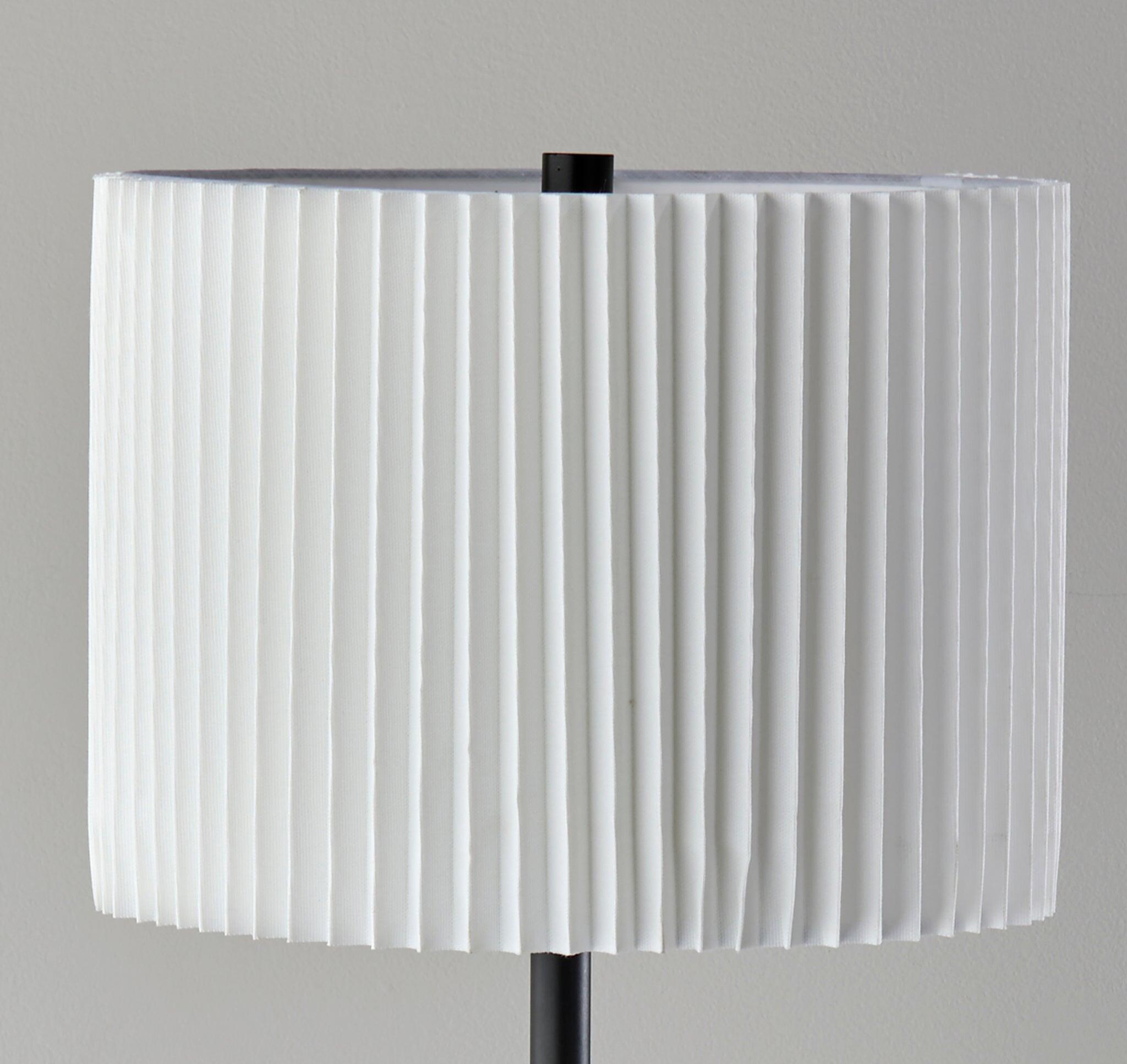Adesso Simplee Eli Floor Lamp, Black, large