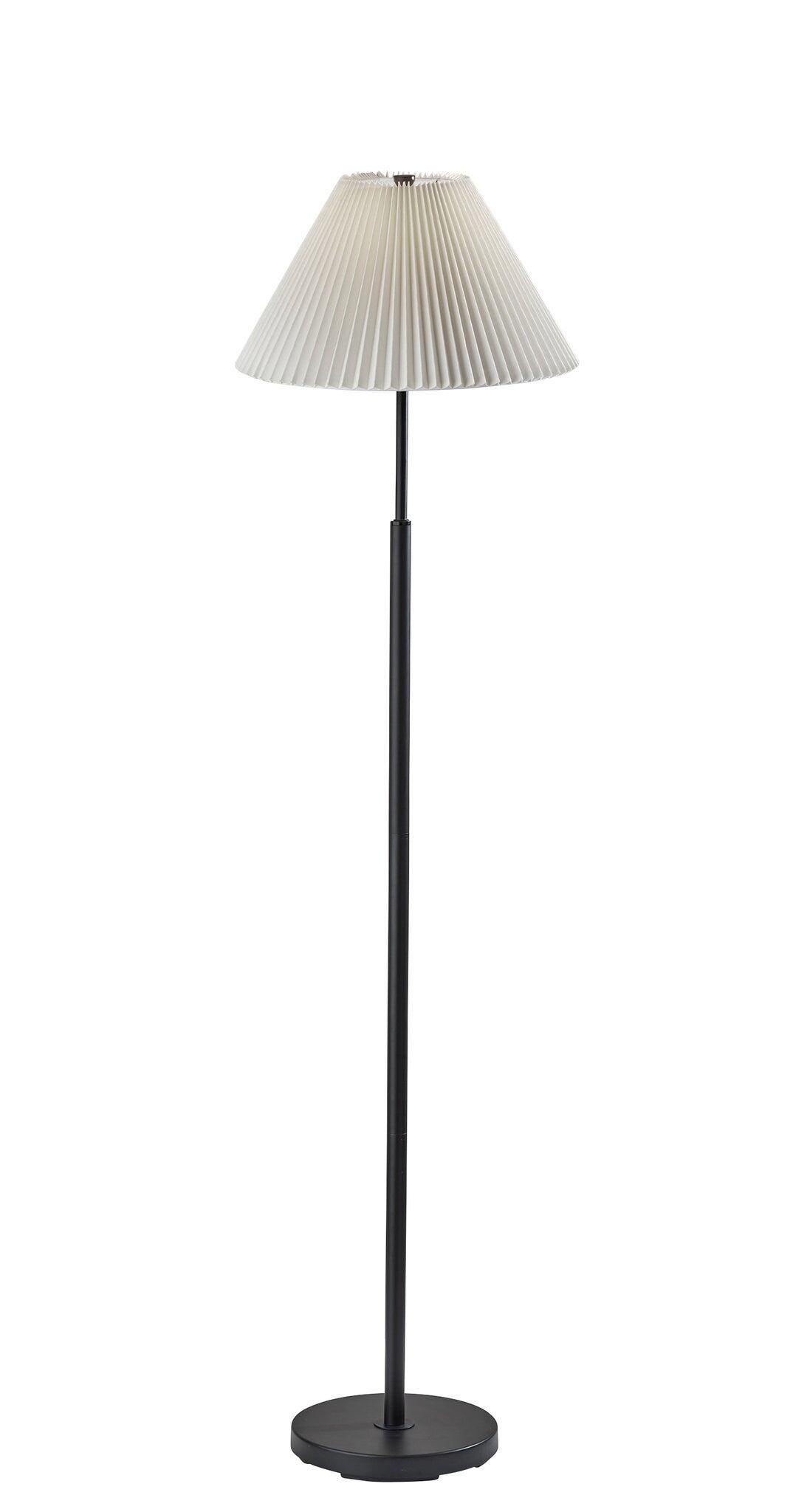 Adesso Simplee Jeremy Floor Lamp, Black, large