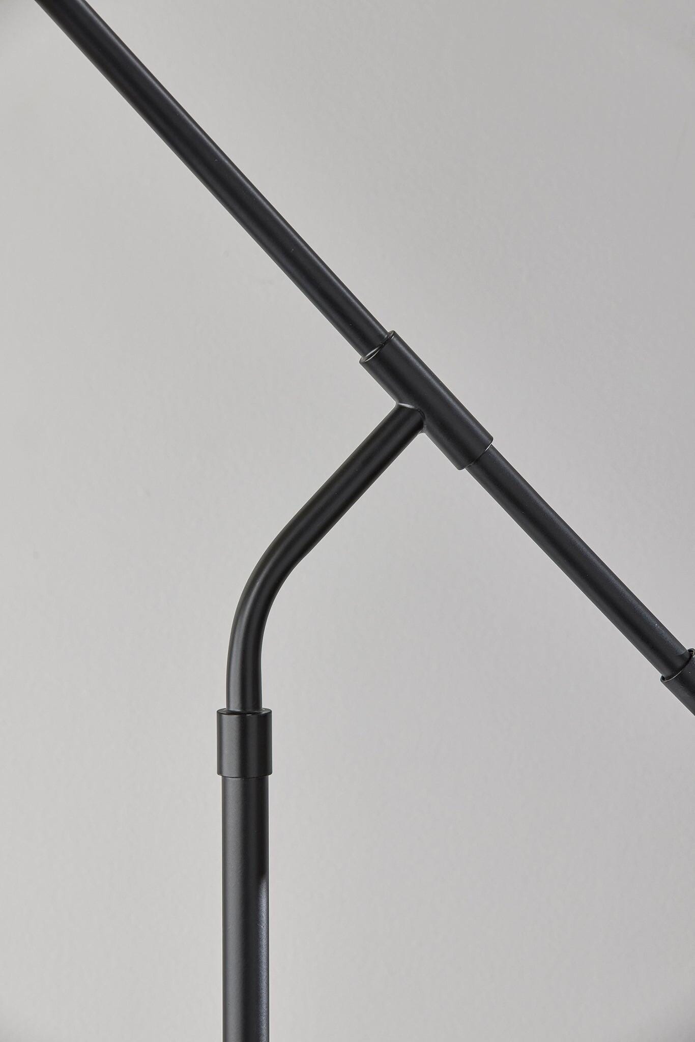 Adesso Simplee Milo Floor Lamp, Black, large