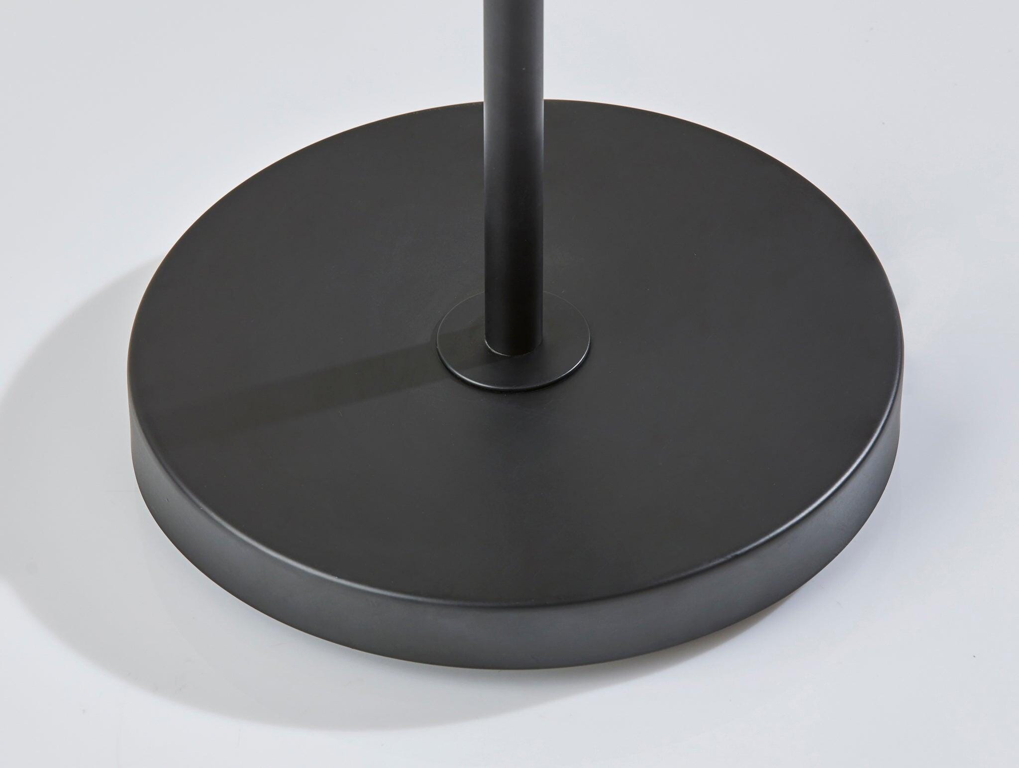 Adesso Simplee Milo Floor Lamp, Black, large