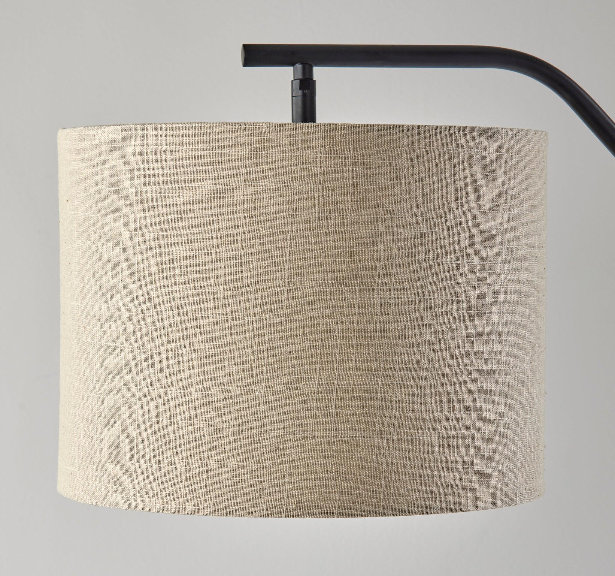 Adesso Simplee Milo Floor Lamp, Black, large