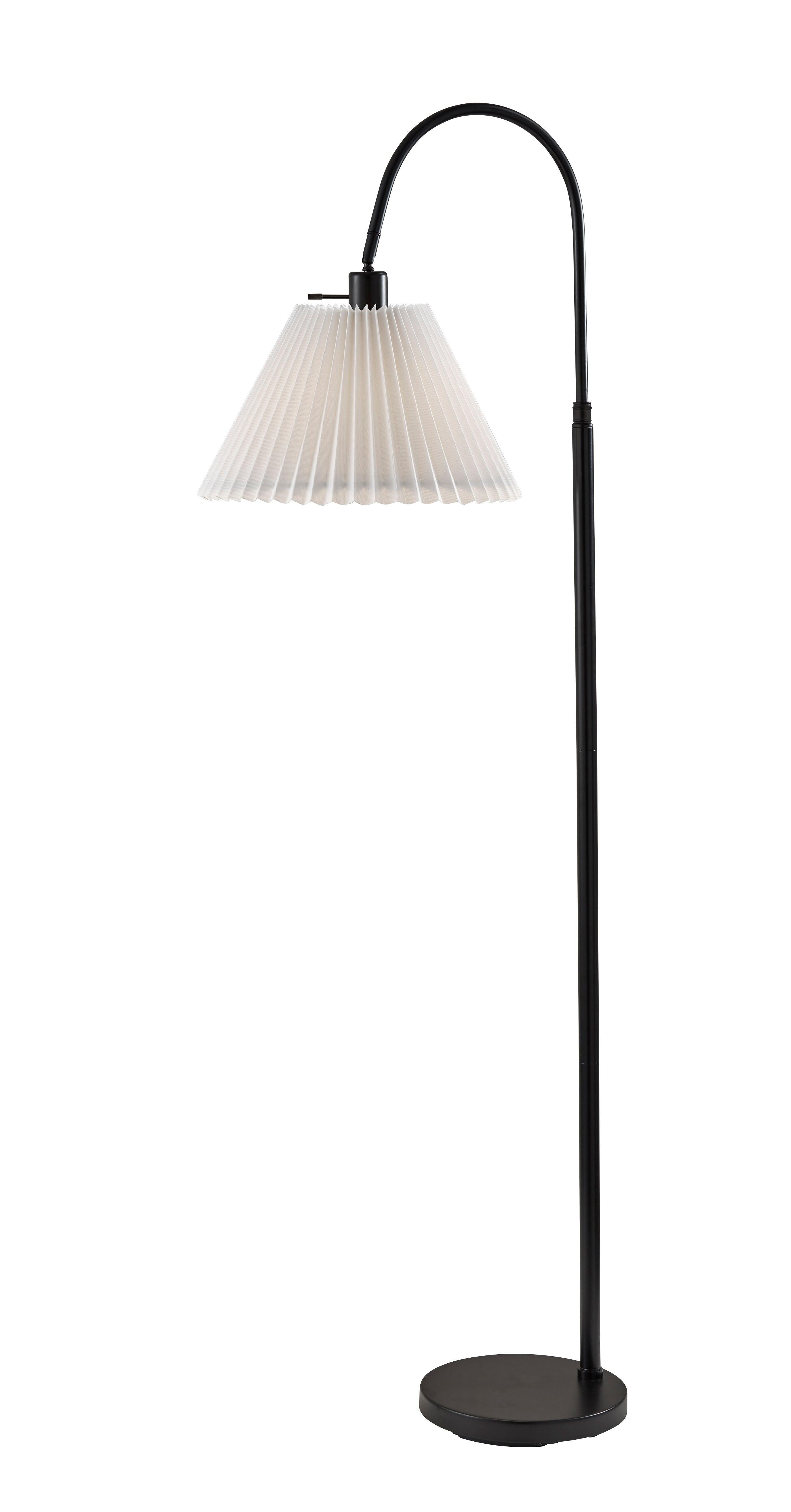 Adesso Simplee Thalia Floor Lamp, Black, large