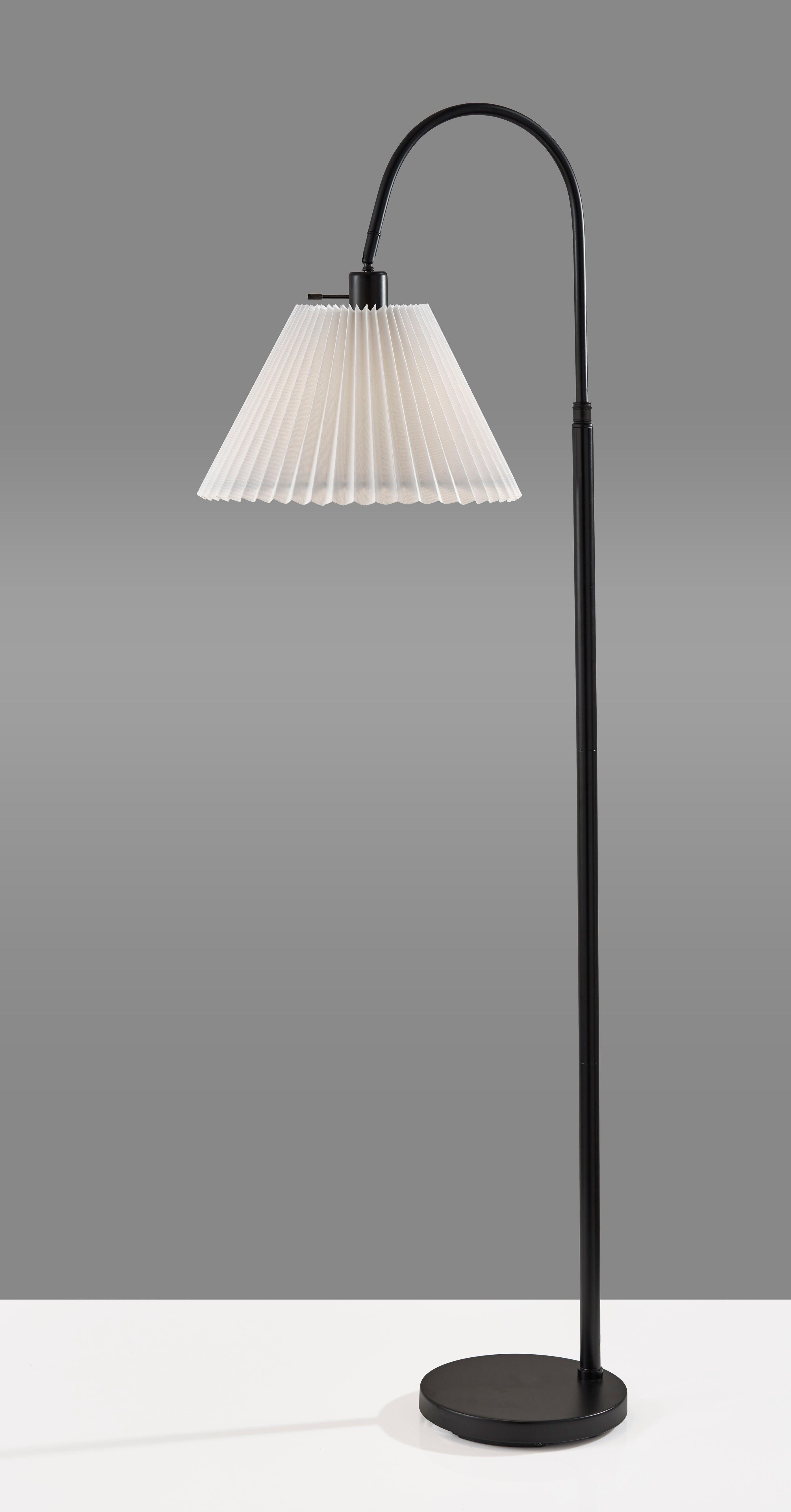 Adesso Simplee Thalia Floor Lamp, Black, large