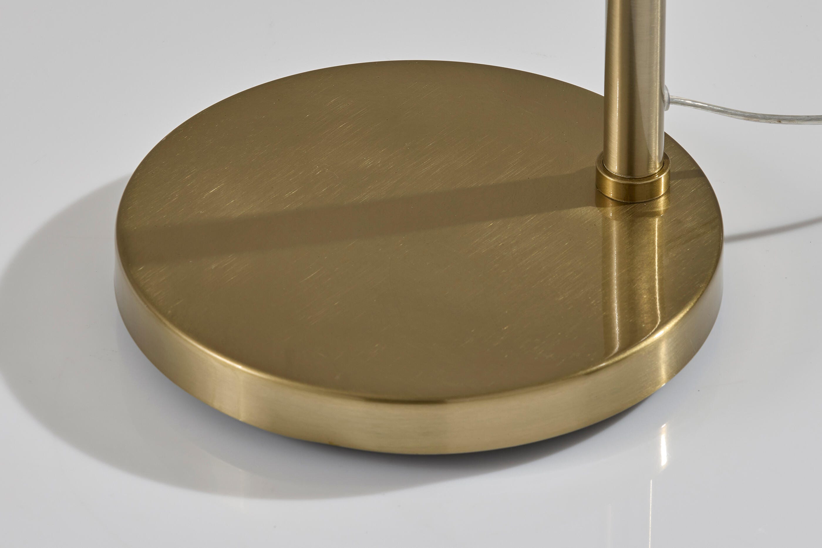 Adesso Simplee Thalia Floor Lamp, Antique Brass, large