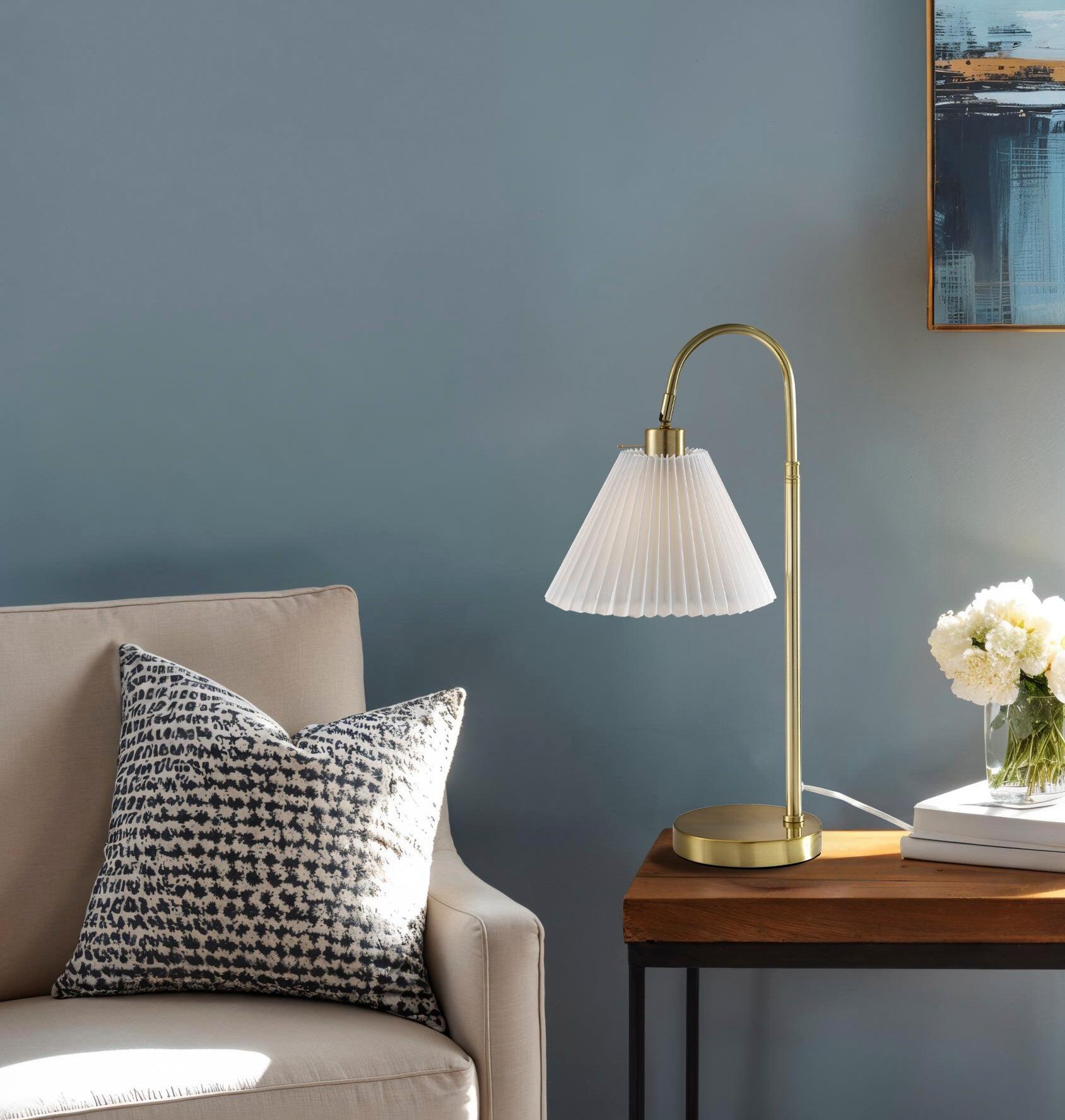 Adesso Simplee Thalia Table Lamp, Antique Brass, rollover
