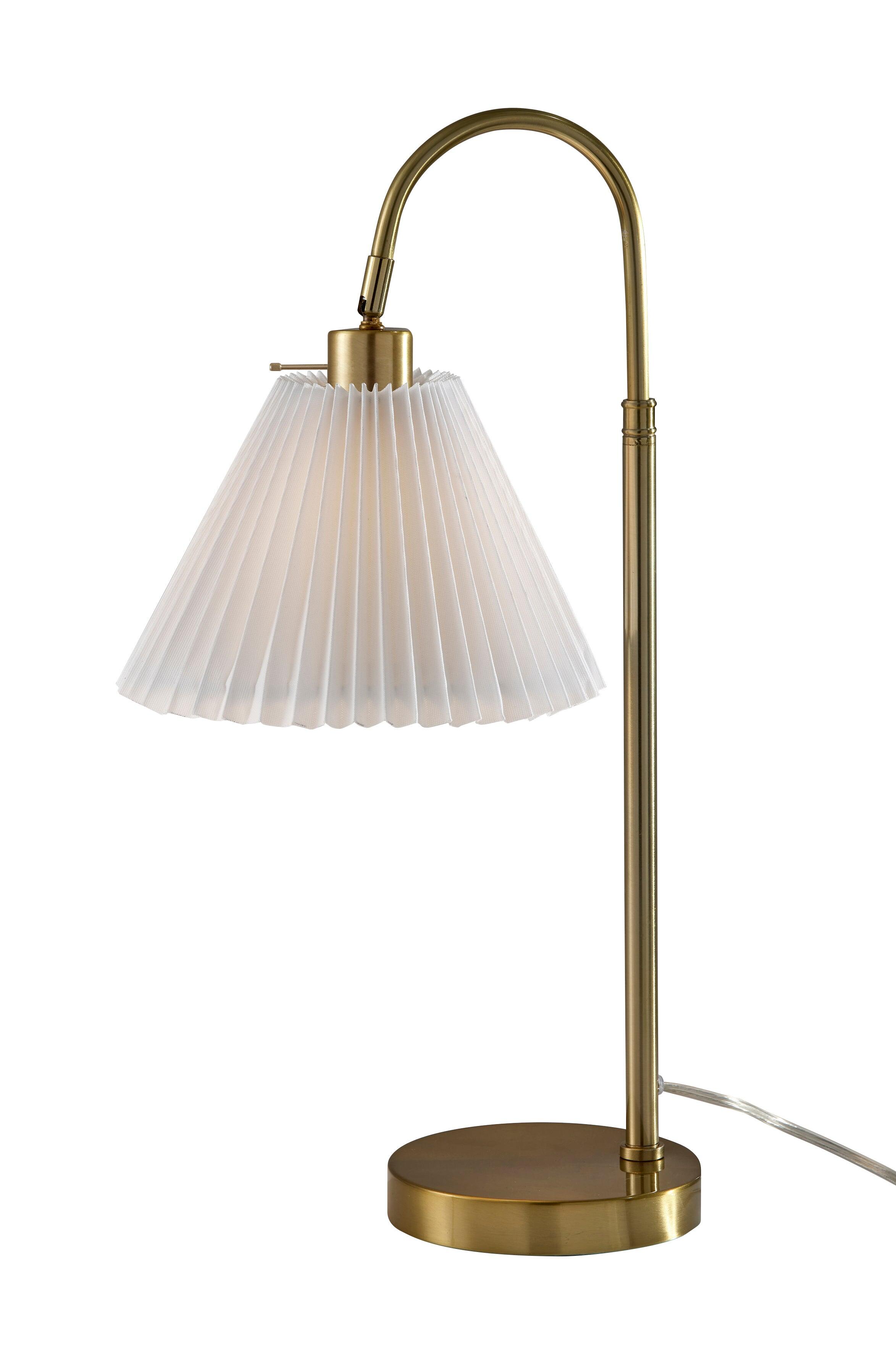 Adesso Simplee Thalia Table Lamp, Antique Brass, large
