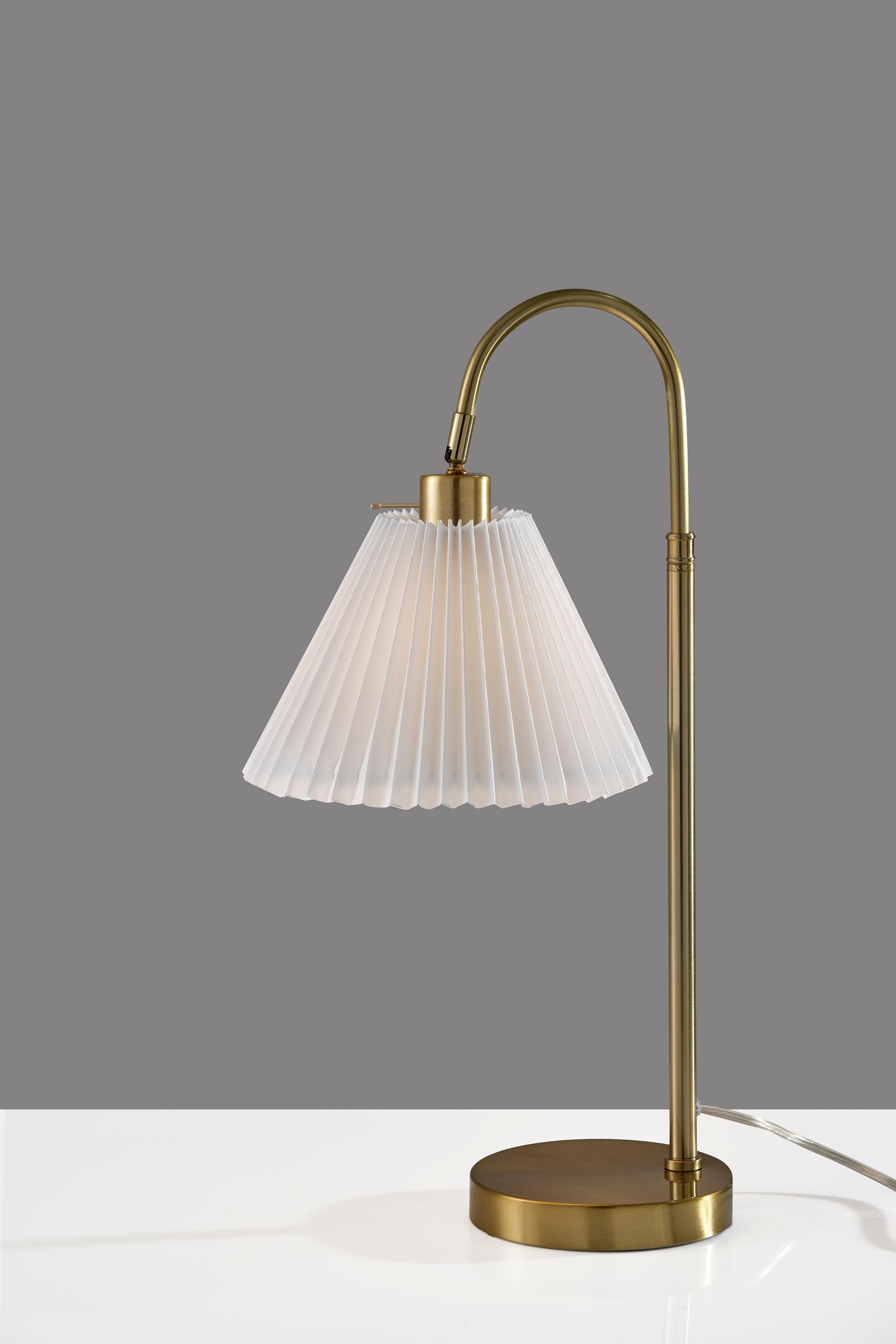 Adesso Simplee Thalia Table Lamp, Antique Brass, large