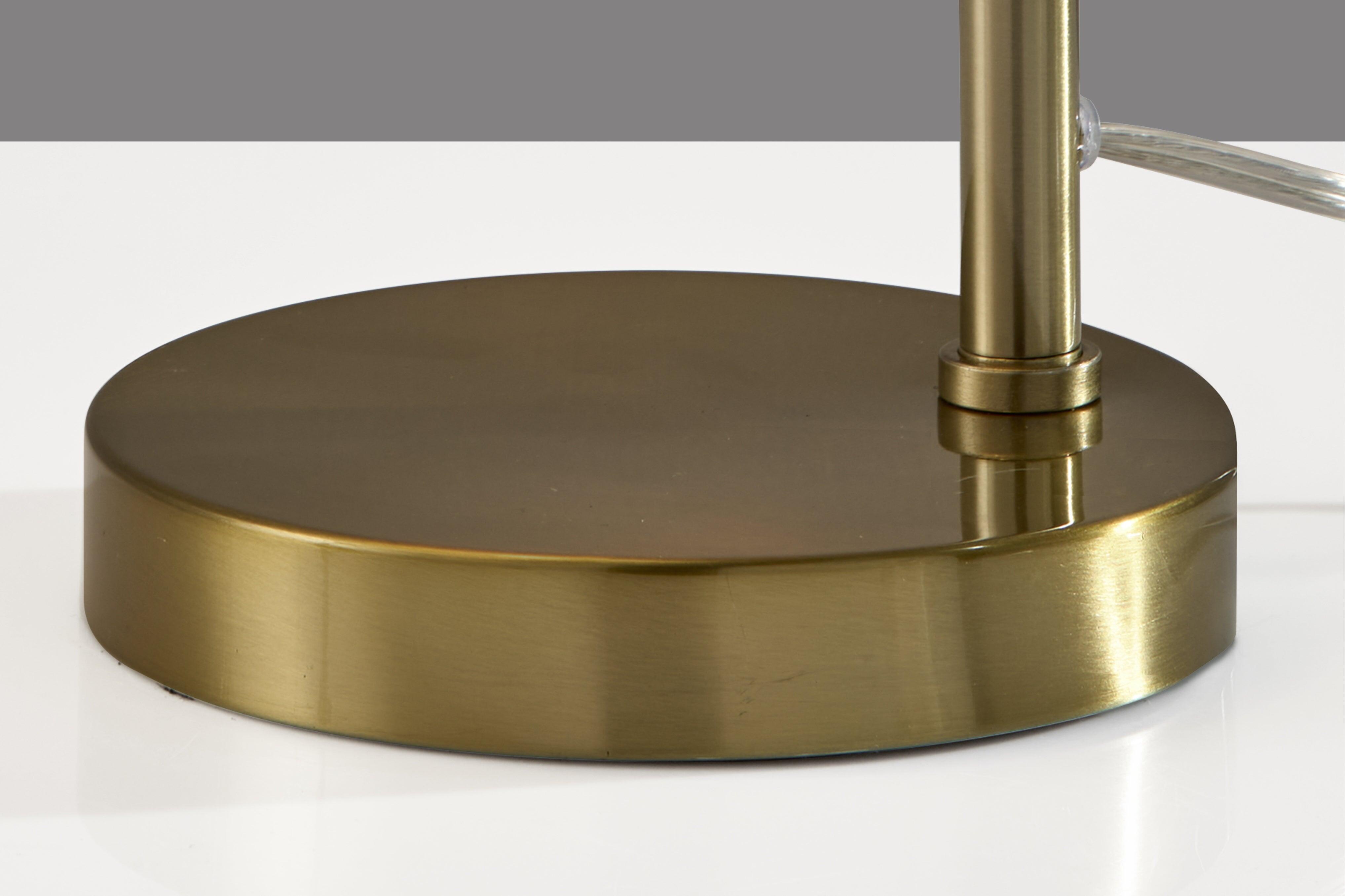Adesso Simplee Thalia Table Lamp, Antique Brass, large