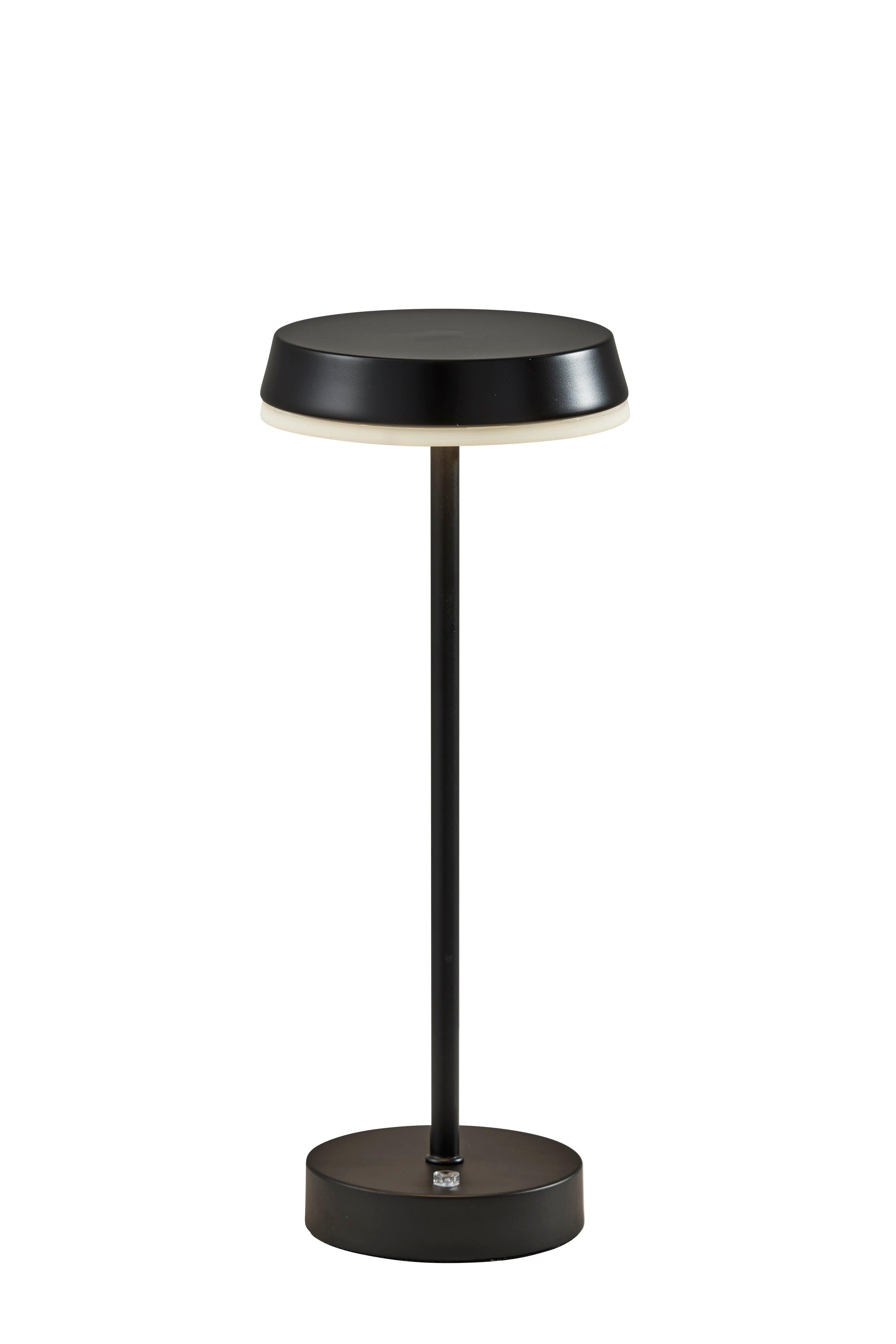 Adesso Tommy Cordless Table Lamp, Black, large