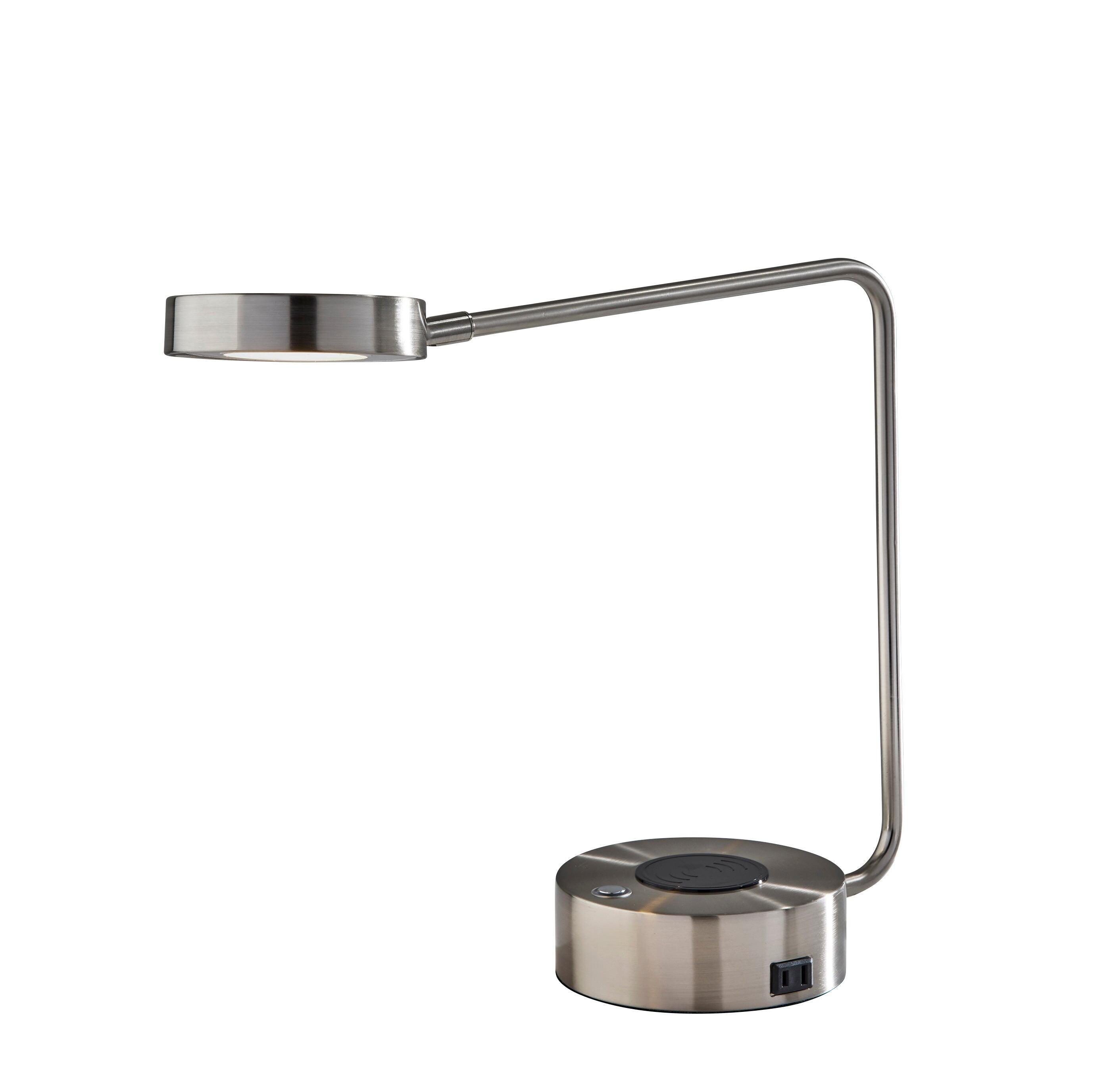 Adesso Viper LED Desk Lamp, Gray, large