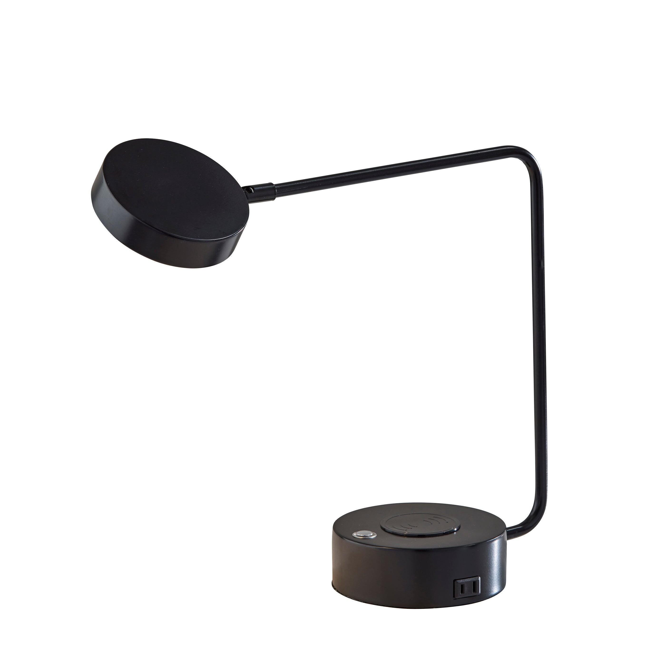 Adesso Viper LED Desk Lamp, Black, large
